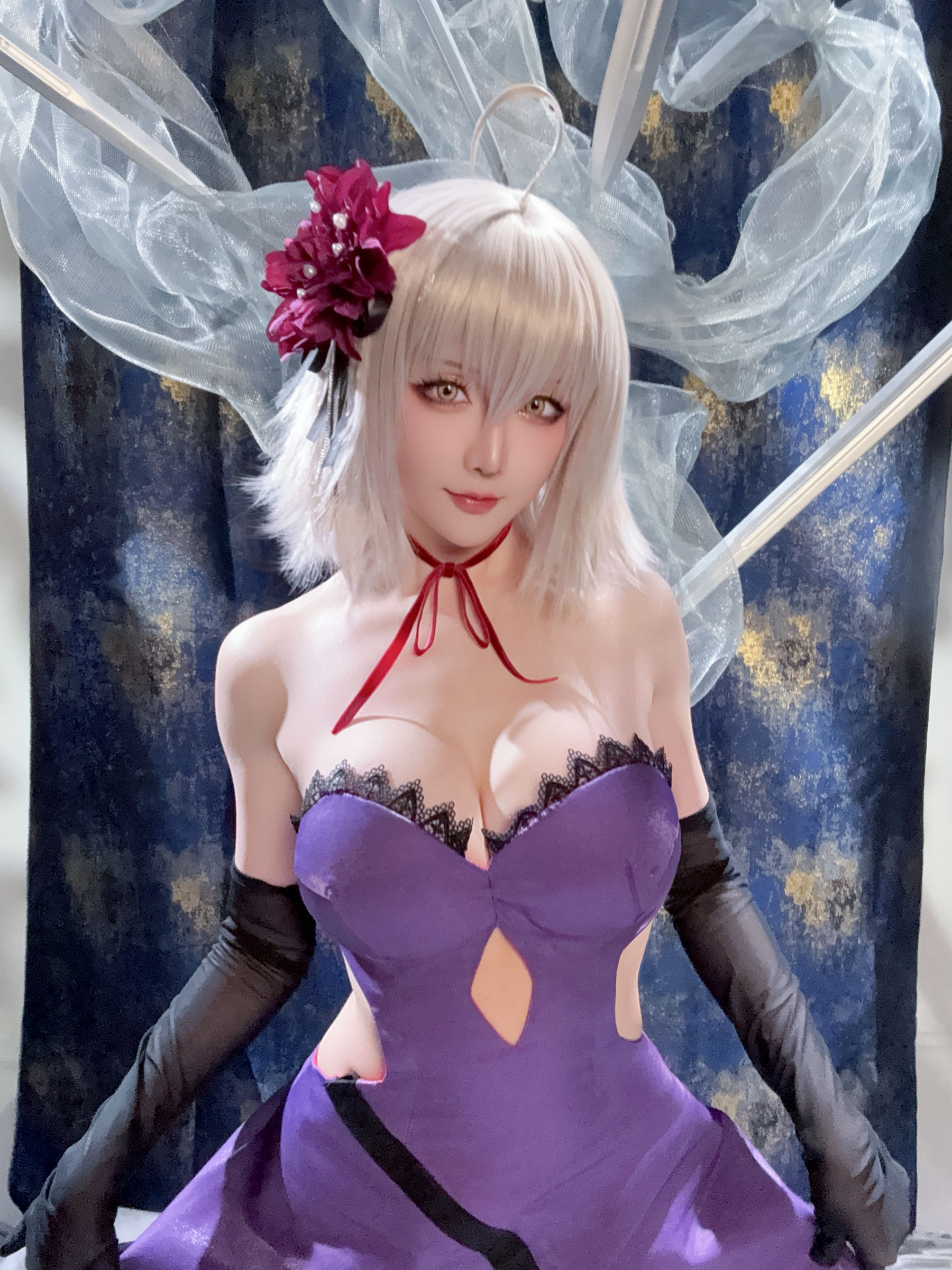 Coser小姐姐星之迟迟 - FGO 贞德alter/(33P)