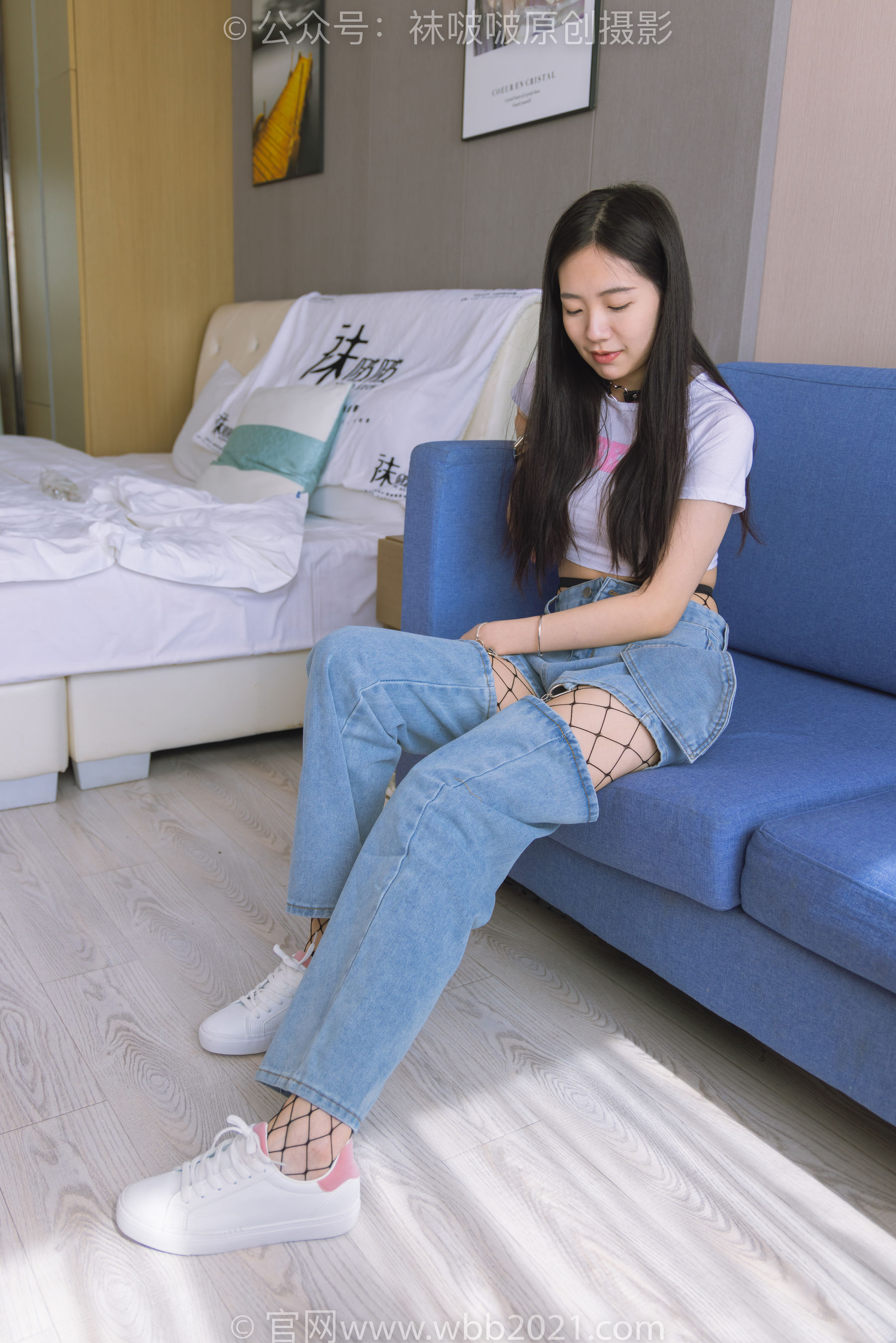 BoBoSocks袜啵啵 No.552 小甜豆 - 板鞋、黑色网袜、白色网袜、裤里丝/(143P)