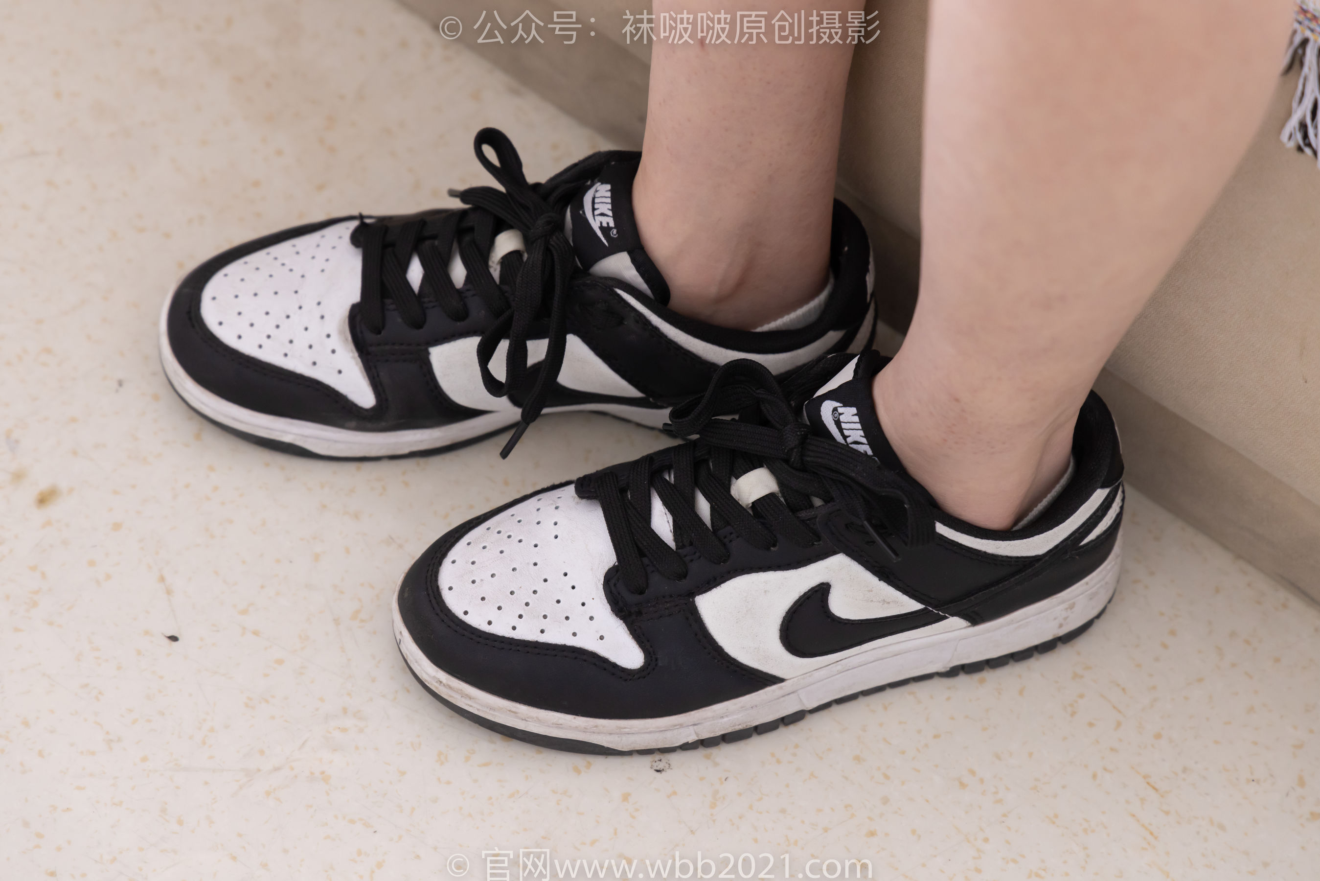 BoBoSocks袜啵啵 No.553 香菜 - 板鞋、短白棉袜、裸足/(152P)