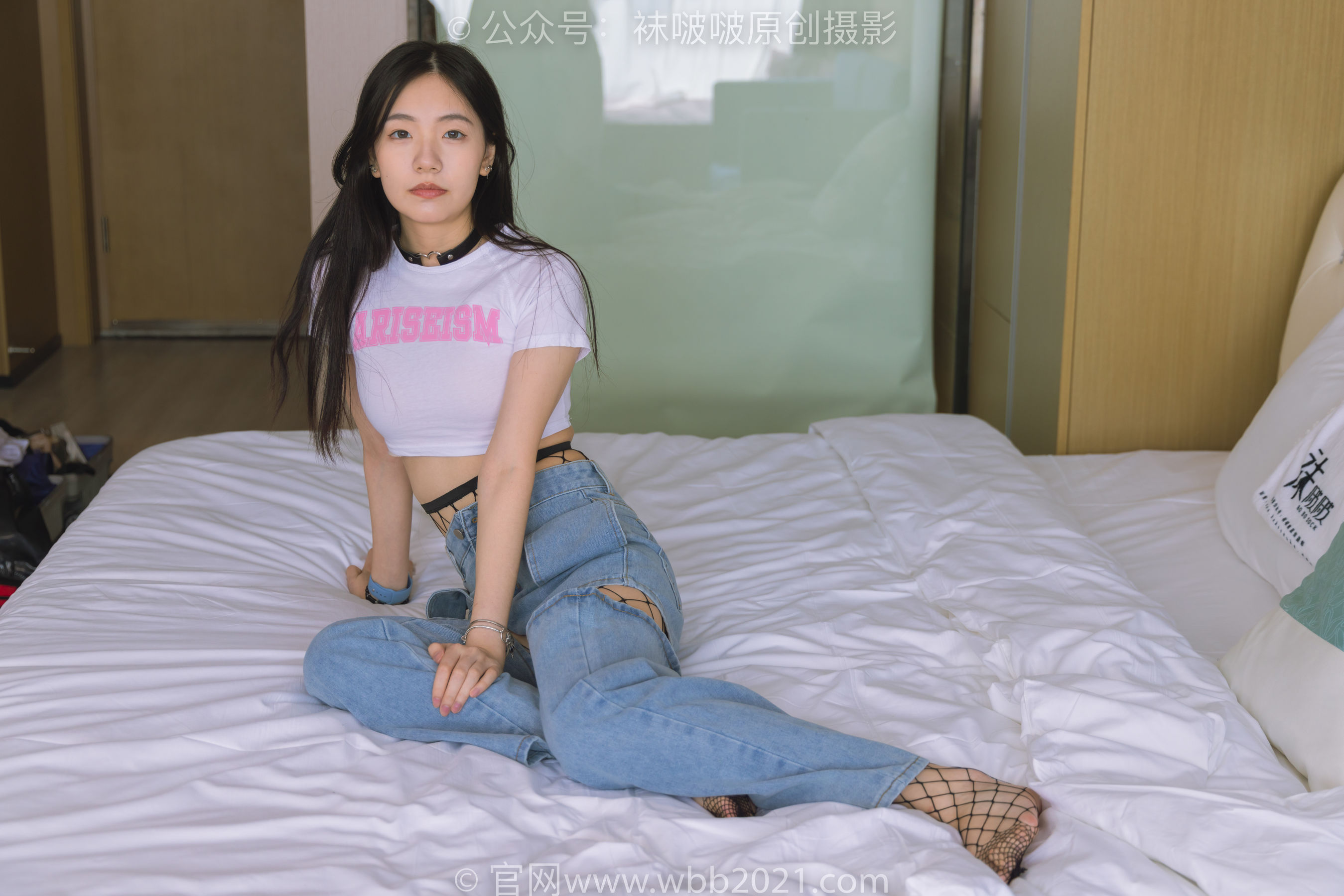 BoBoSocks袜啵啵 No.552 小甜豆 - 板鞋、黑色网袜、白色网袜、裤里丝/(143P)