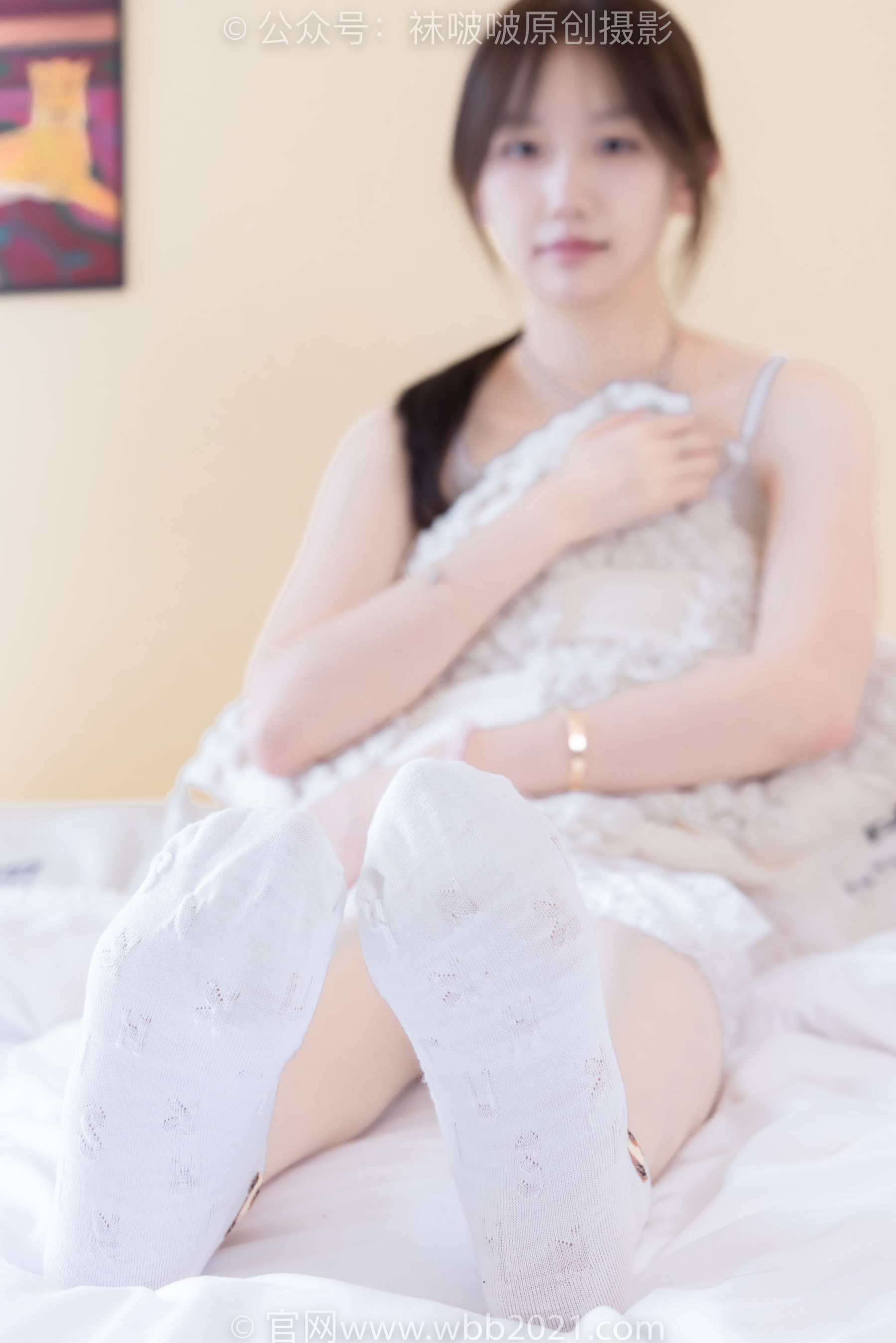 BoBoSocks袜啵啵 No.560 香菜 - 帆布鞋、短白棉袜、薄肉丝/(143P)