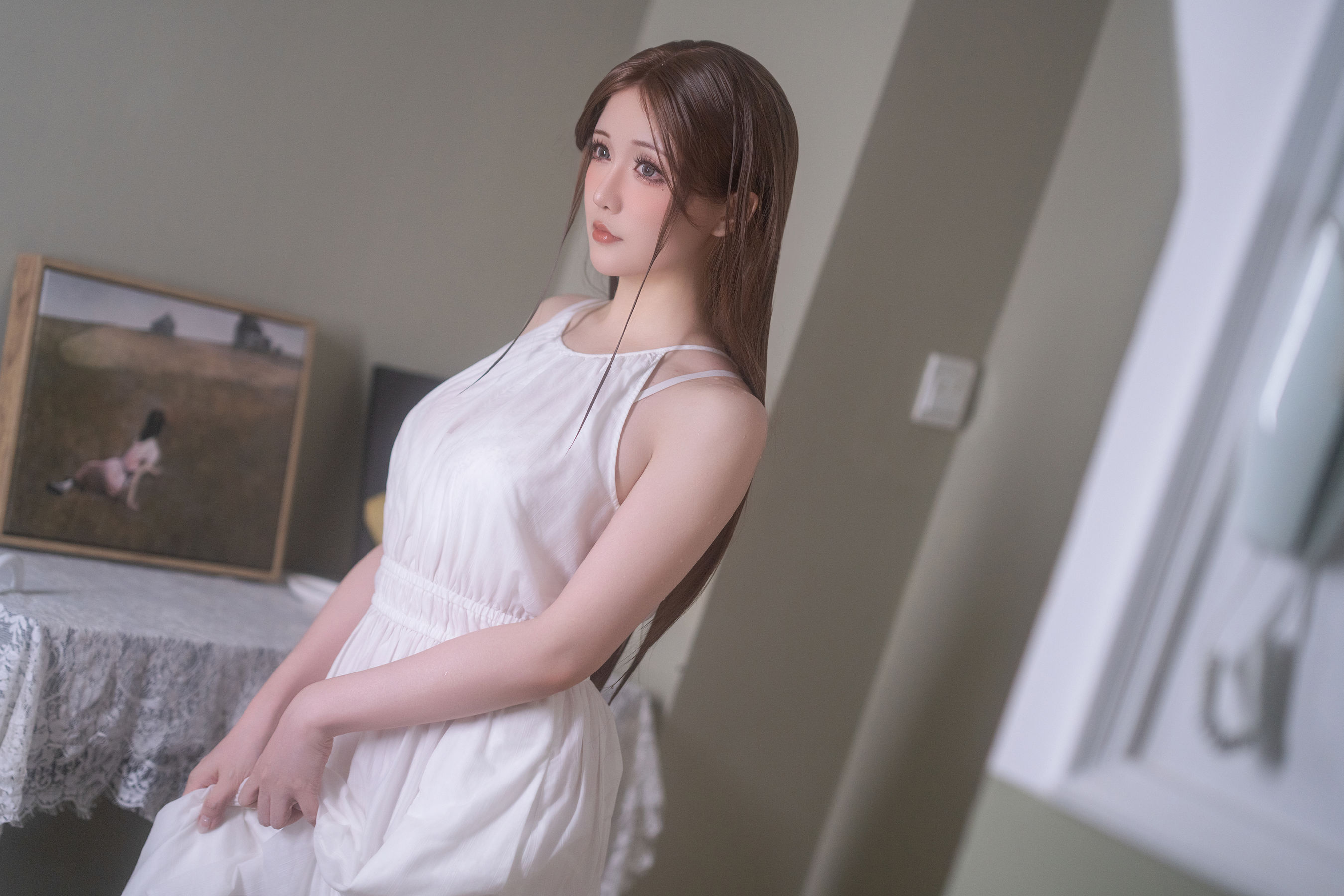 Coser小姐姐星之迟迟 - 雨天的奇妙偶遇/(100P)