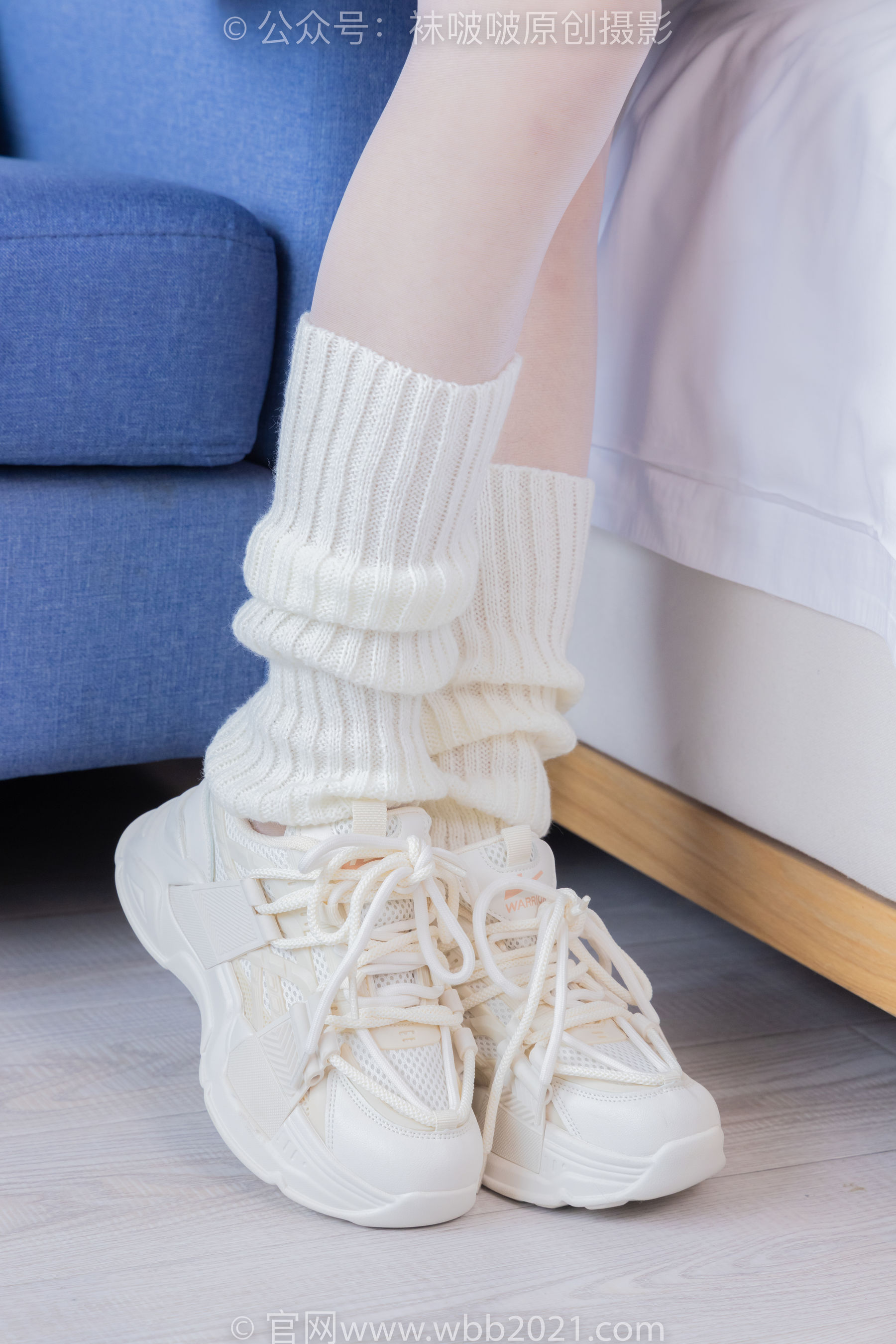 BoBoSocks袜啵啵 No.548 糯米 - 运动鞋、堆堆袜套、薄白丝、jk制服/(145P)