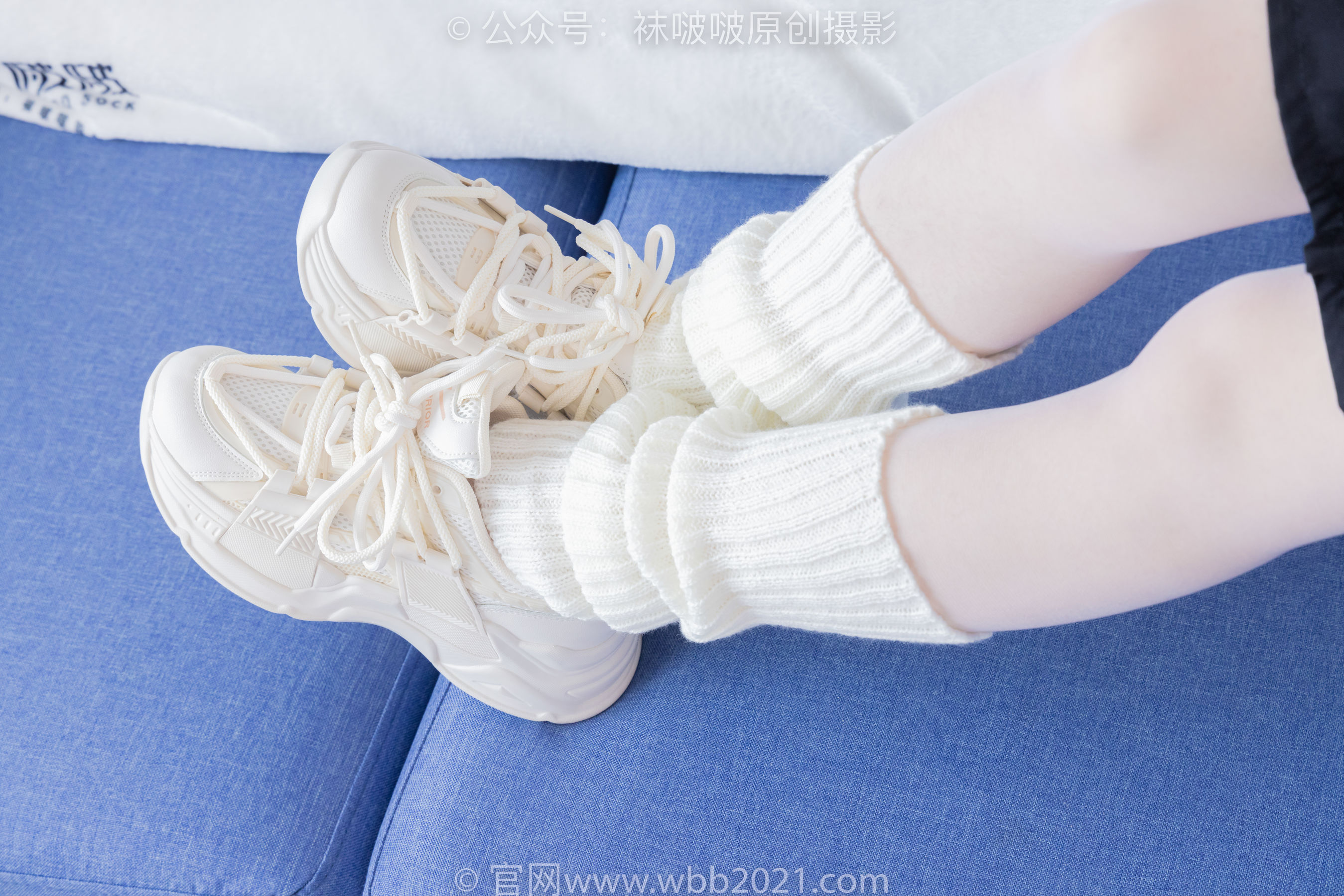 BoBoSocks袜啵啵 No.548 糯米 - 运动鞋、堆堆袜套、薄白丝、jk制服/(145P)