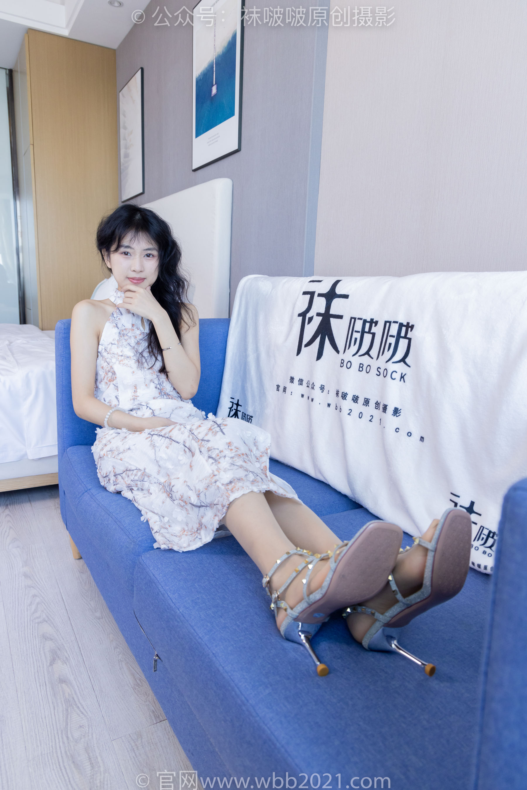 BoBoSocks袜啵啵 No.536 奶油 - 高跟鞋、薄肉丝、裸足淋酸奶剧情/(157P)