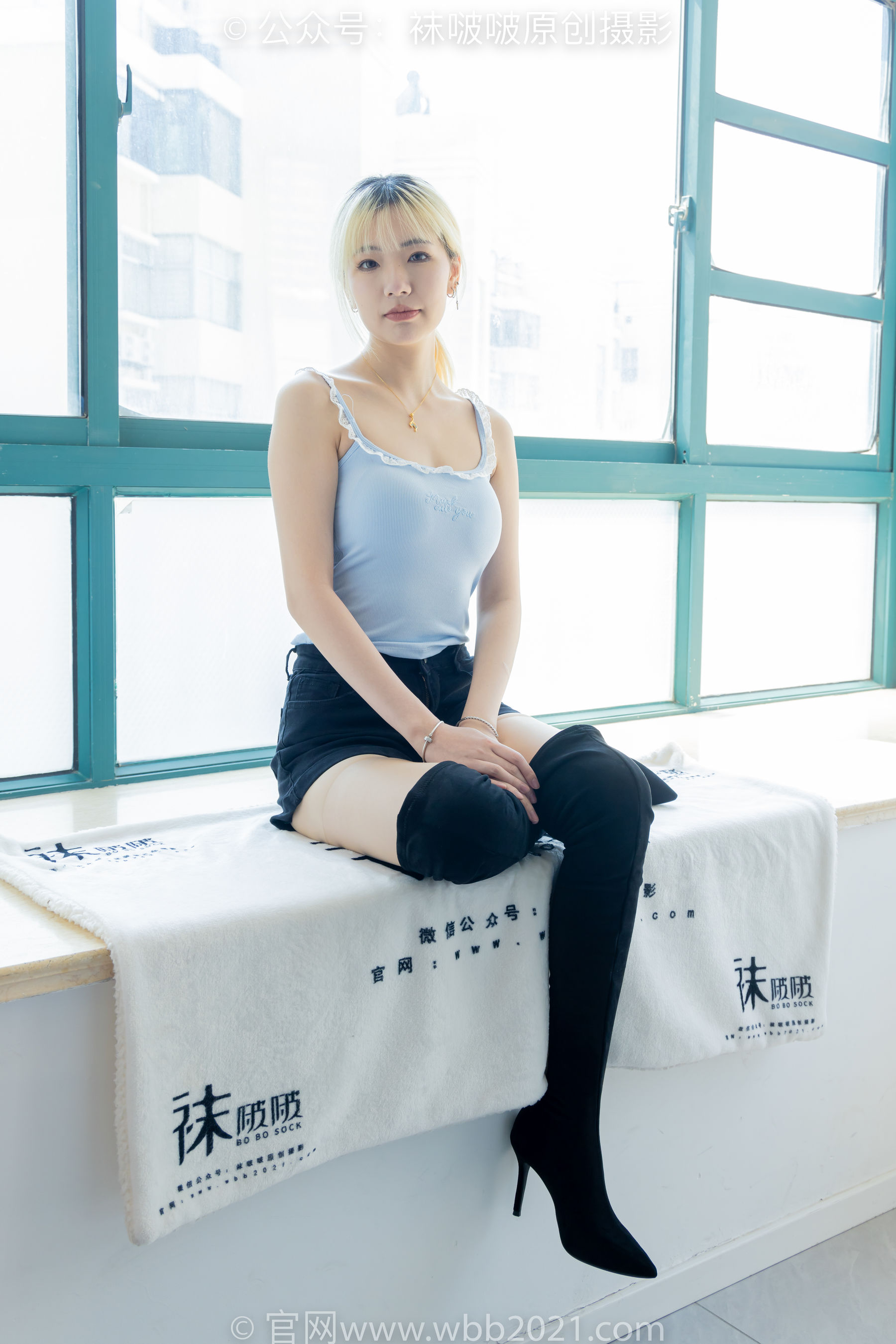 BoBoSocks袜啵啵 No.528 小甜豆 - 高跟长靴、薄白丝、薄黑丝、薄肉丝/(200P)