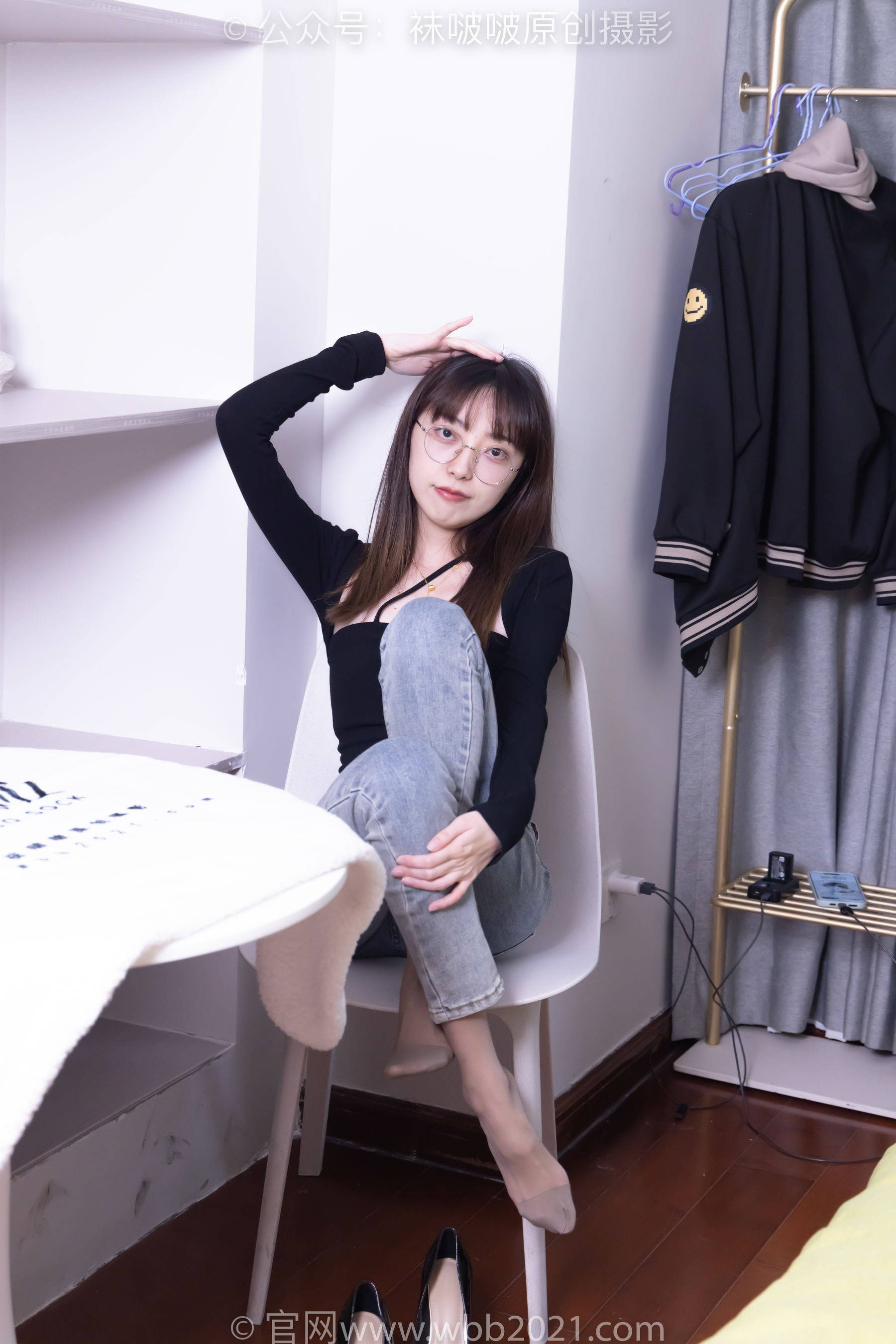 BoBoSocks袜啵啵 No.547 稚予 - 高跟鞋、薄灰丝、裸足、裤里丝/(145P)