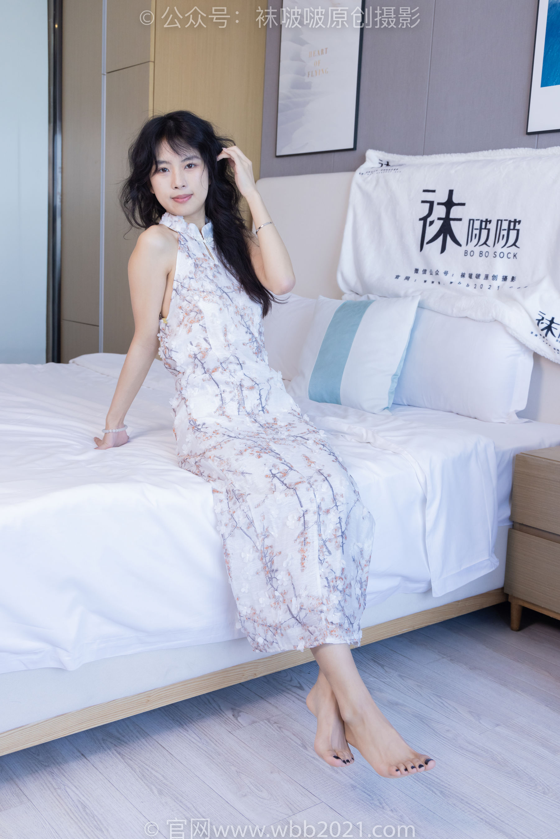 BoBoSocks袜啵啵 No.536 奶油 - 高跟鞋、薄肉丝、裸足淋酸奶剧情/(157P)