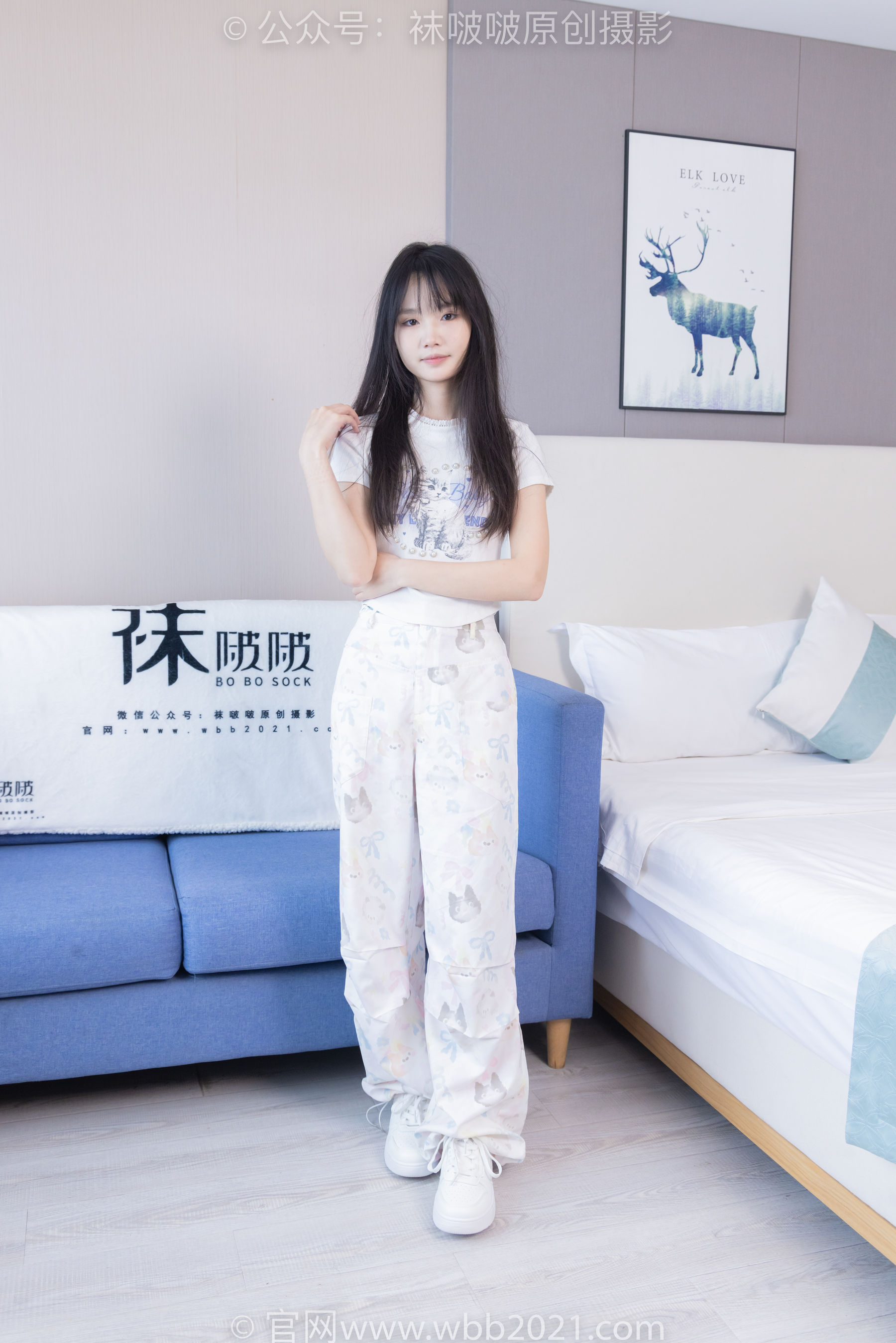 BoBoSocks袜啵啵 No.550 甜甜圈 - 板鞋自然穿脏白棉袜/(148P)