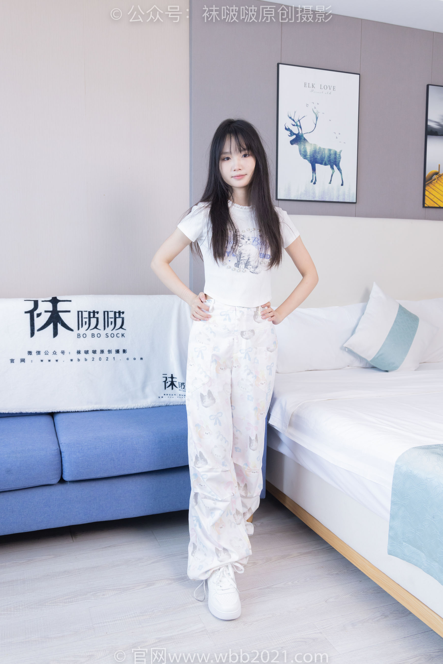 BoBoSocks袜啵啵 No.550 甜甜圈 - 板鞋自然穿脏白棉袜/(148P)