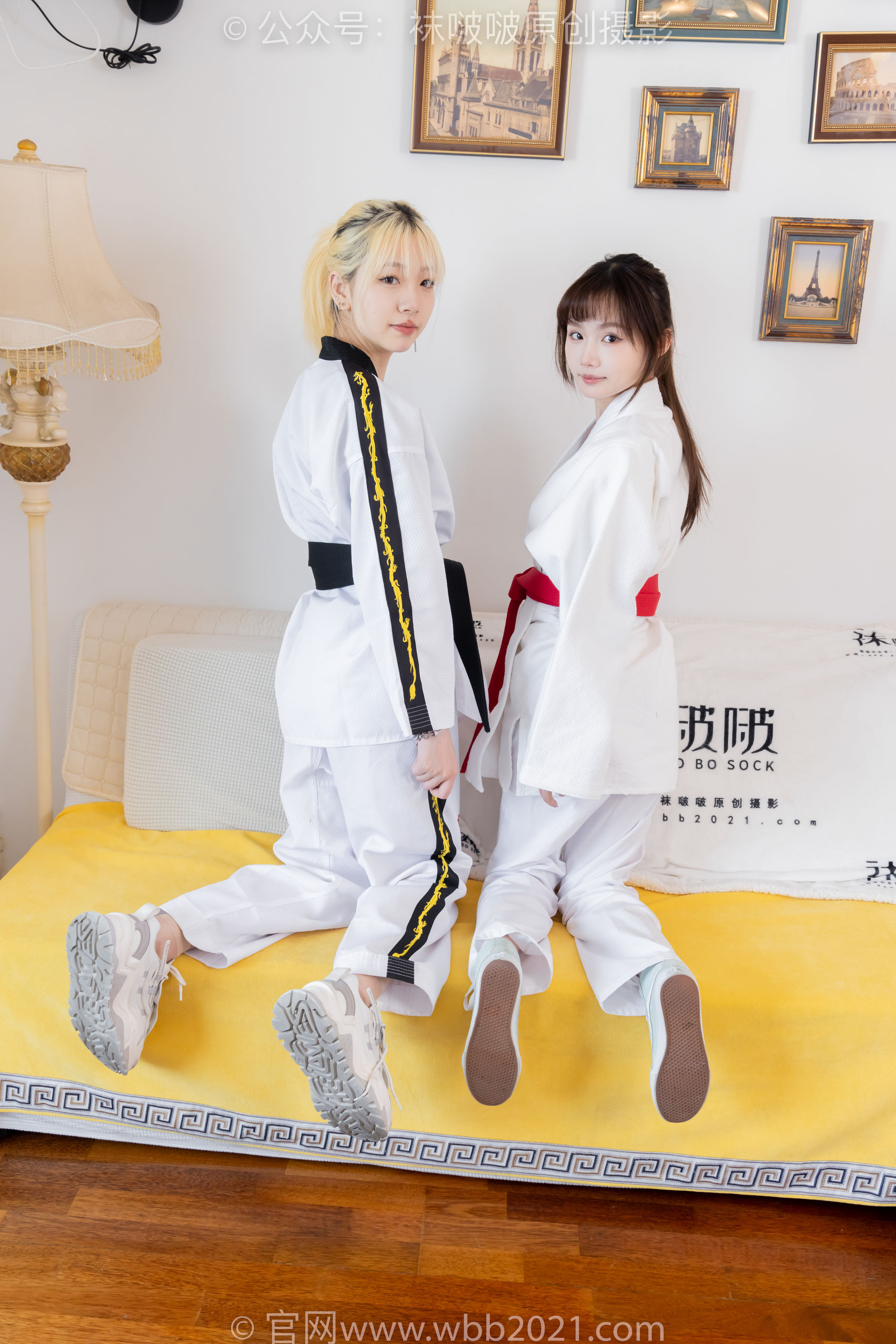 BoBoSocks袜啵啵 No.549 小甜豆&甜甜圈 - 运动鞋、帆布鞋、肉丝、棉袜、裸足/(149P)