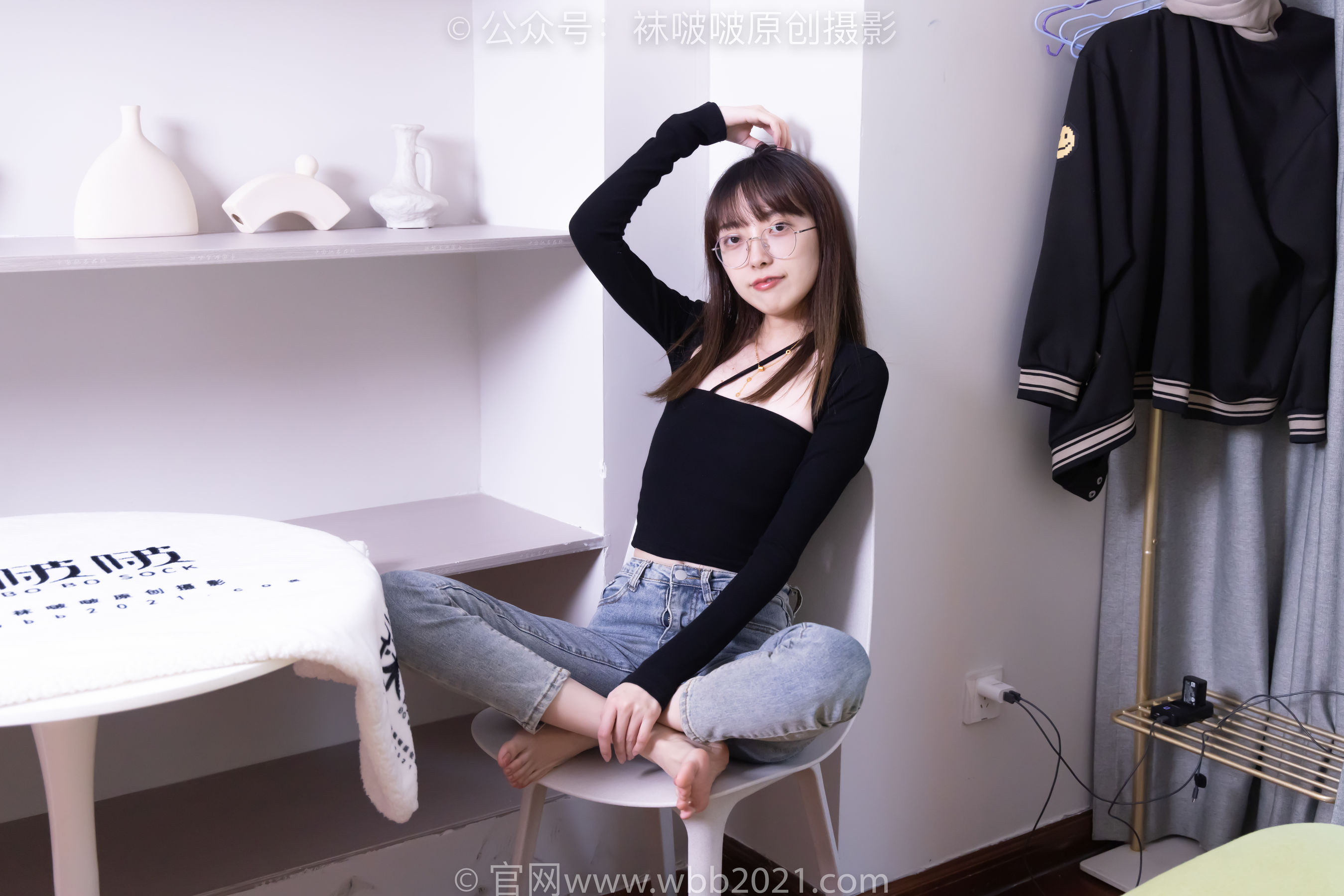 BoBoSocks袜啵啵 No.547 稚予 - 高跟鞋、薄灰丝、裸足、裤里丝/(145P)