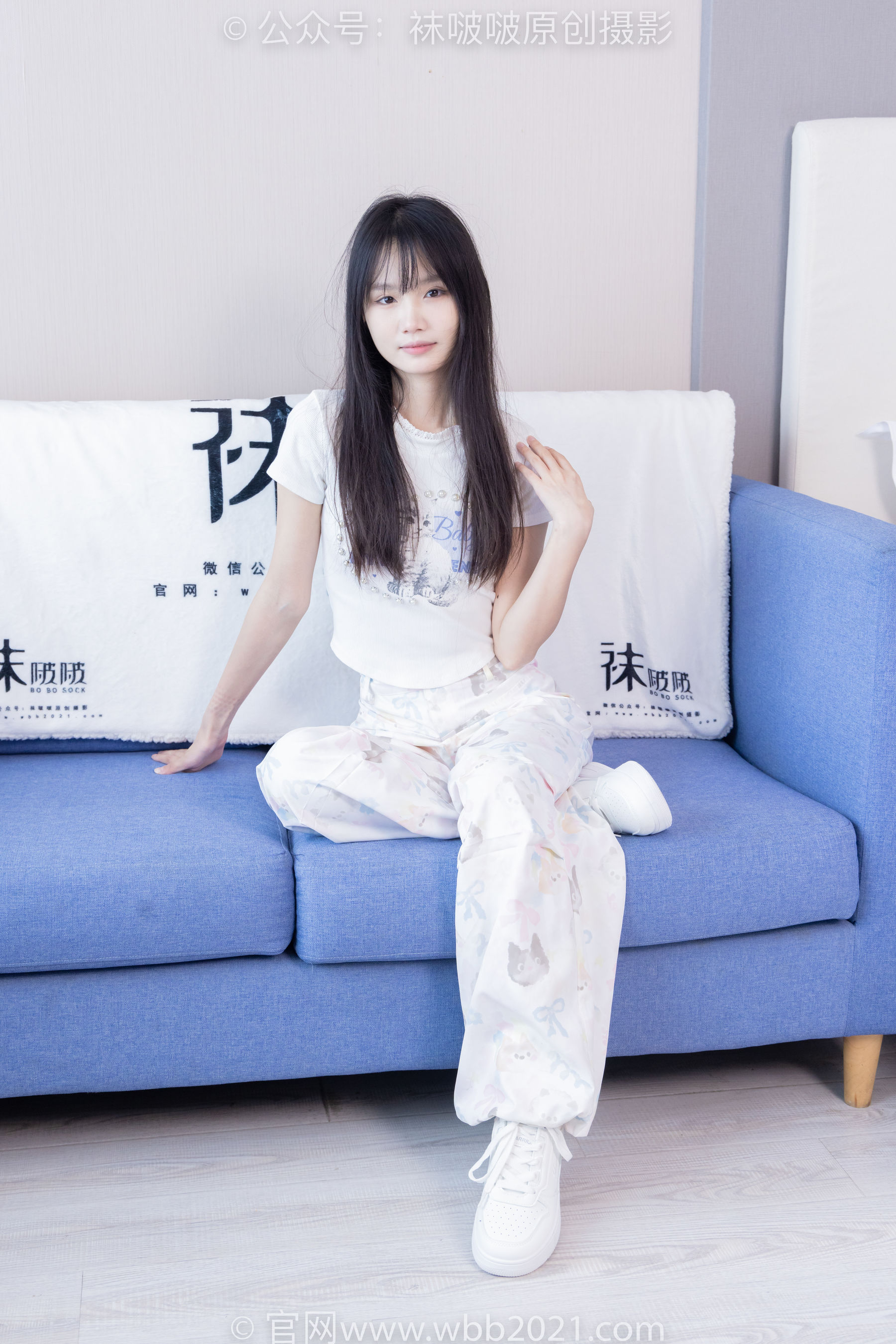 BoBoSocks袜啵啵 No.550 甜甜圈 - 板鞋自然穿脏白棉袜/(148P)