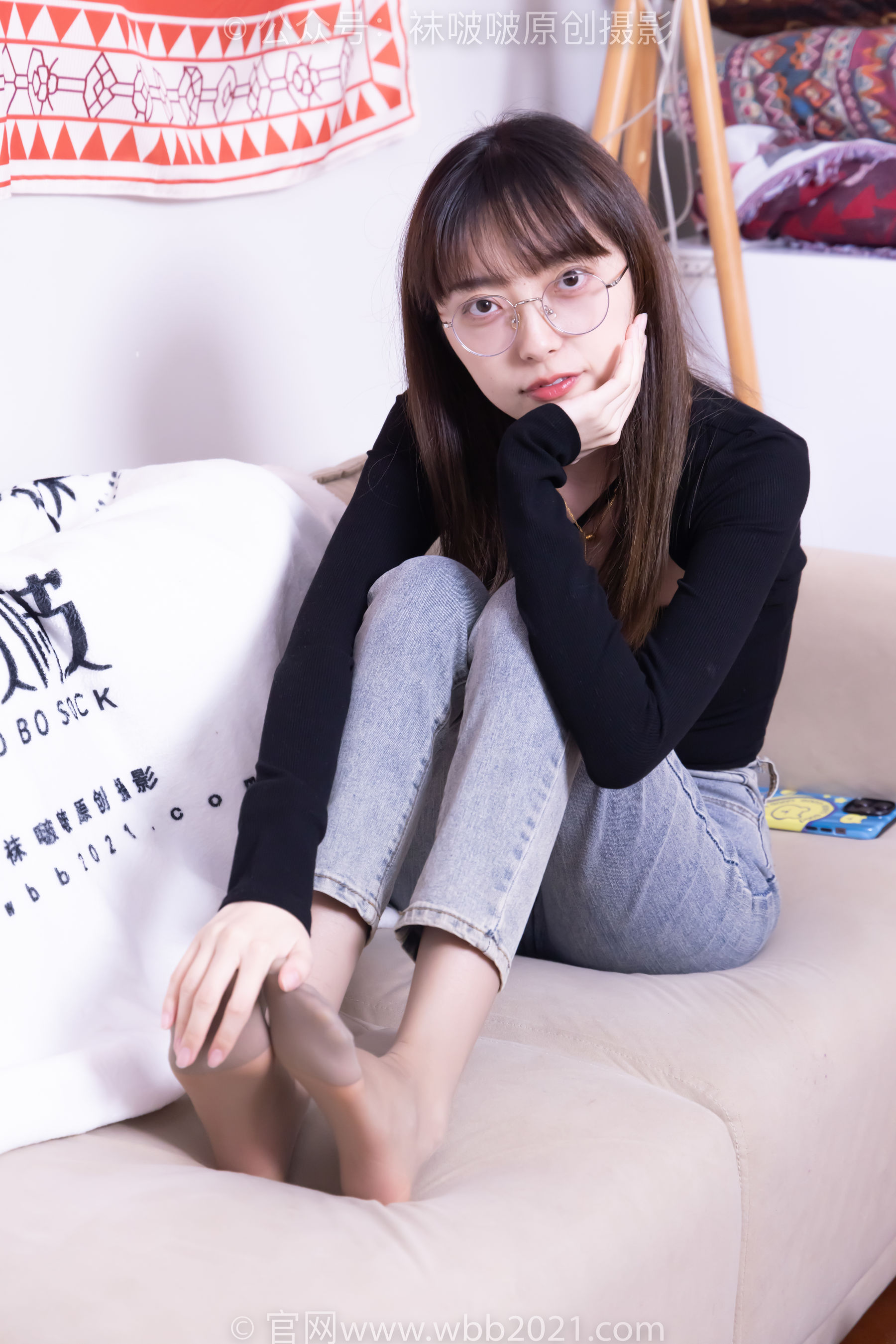 BoBoSocks袜啵啵 No.547 稚予 - 高跟鞋、薄灰丝、裸足、裤里丝/(145P)