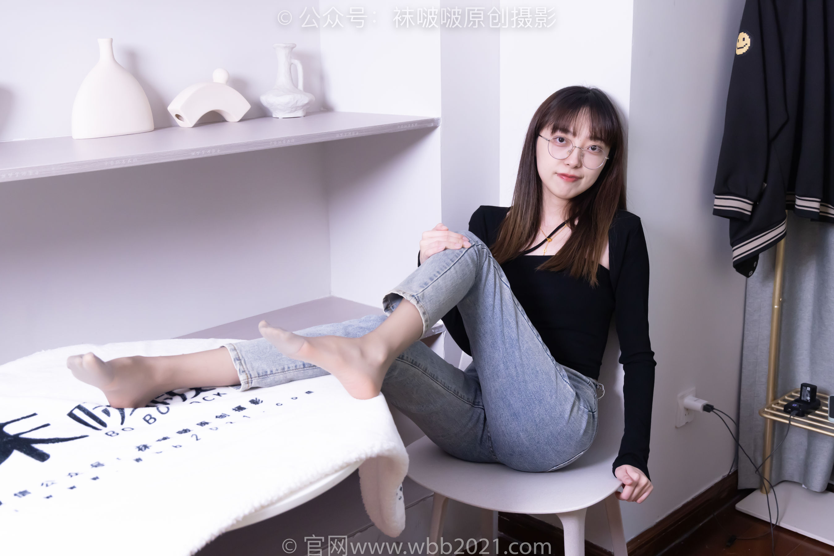 BoBoSocks袜啵啵 No.547 稚予 - 高跟鞋、薄灰丝、裸足、裤里丝/(145P)