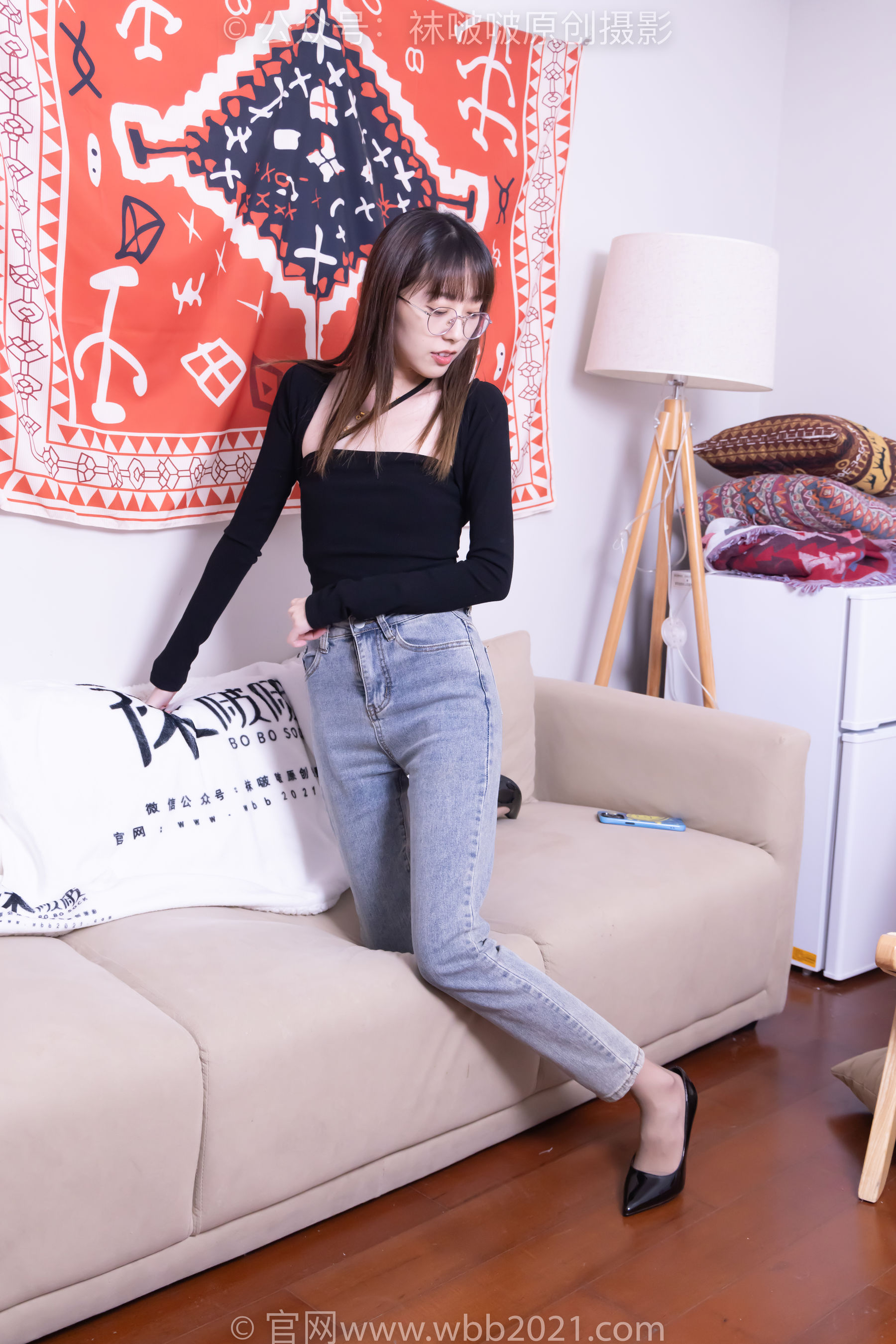 BoBoSocks袜啵啵 No.547 稚予 - 高跟鞋、薄灰丝、裸足、裤里丝/(145P)