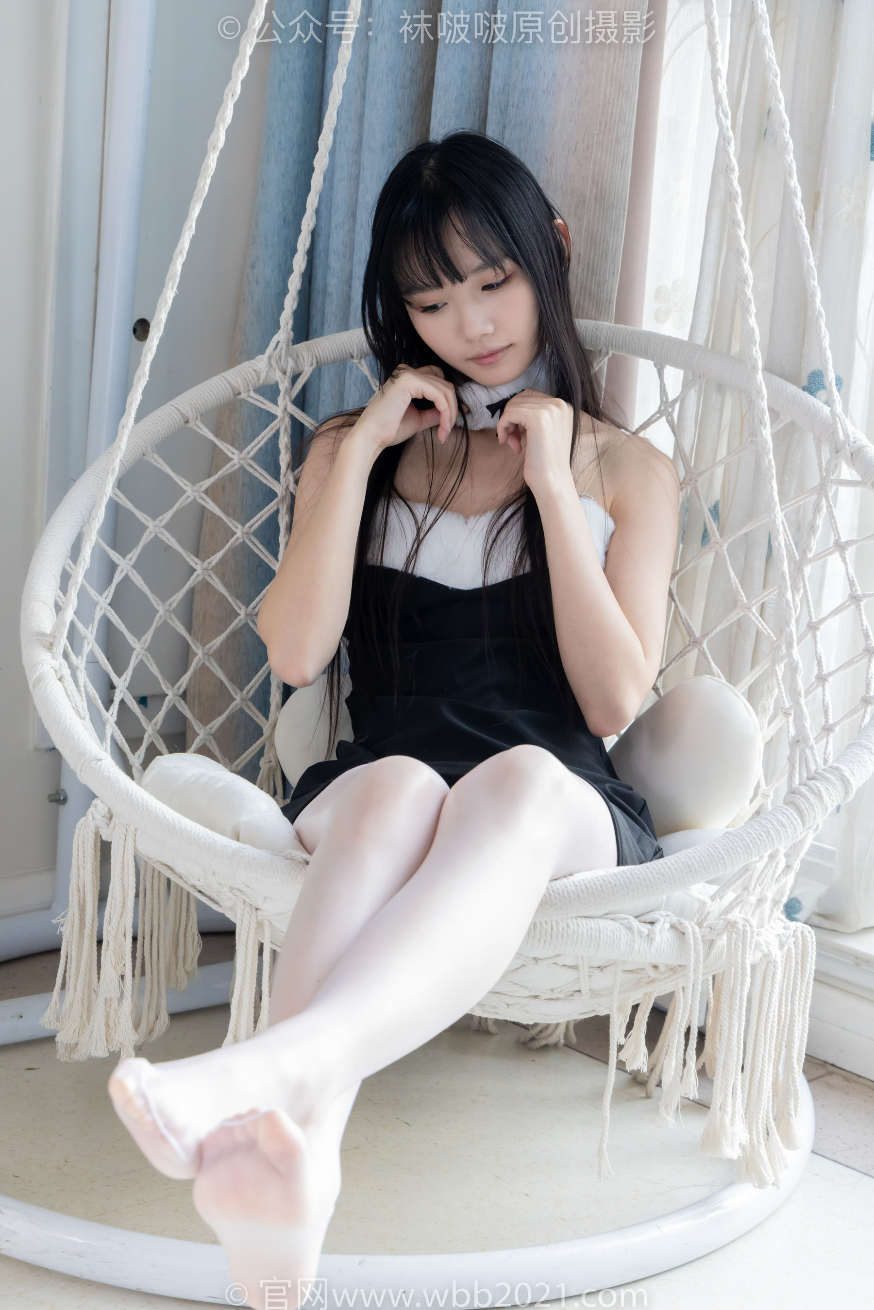 BoBoSocks袜啵啵 No.544 甜甜圈 - 高跟鞋、油亮薄白丝、裸足、踩小人和奶油泡芙剧情/(172P)