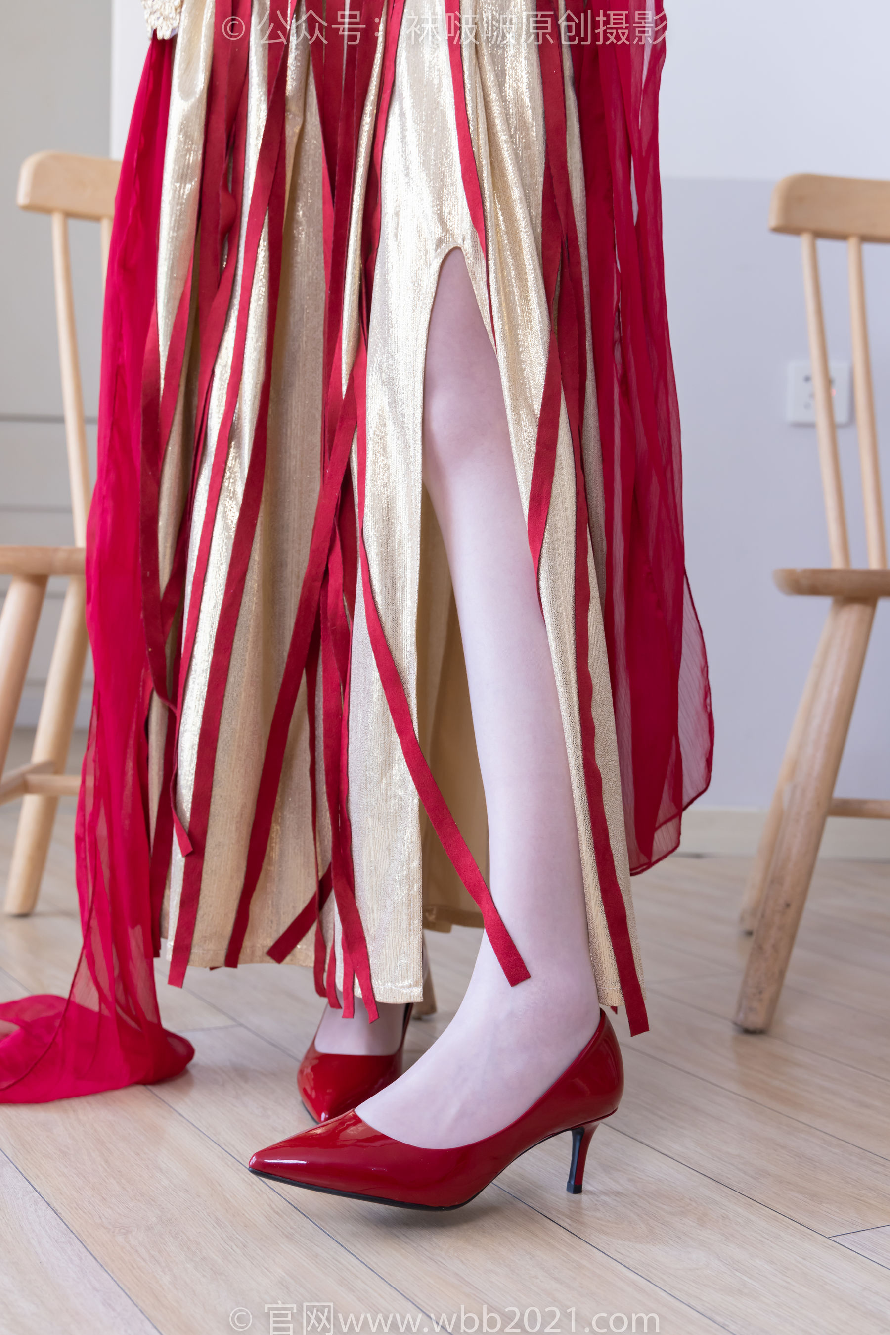 BoBoSocks袜啵啵 No.540 小甜豆 - 高跟鞋、油亮薄白丝/(145P)