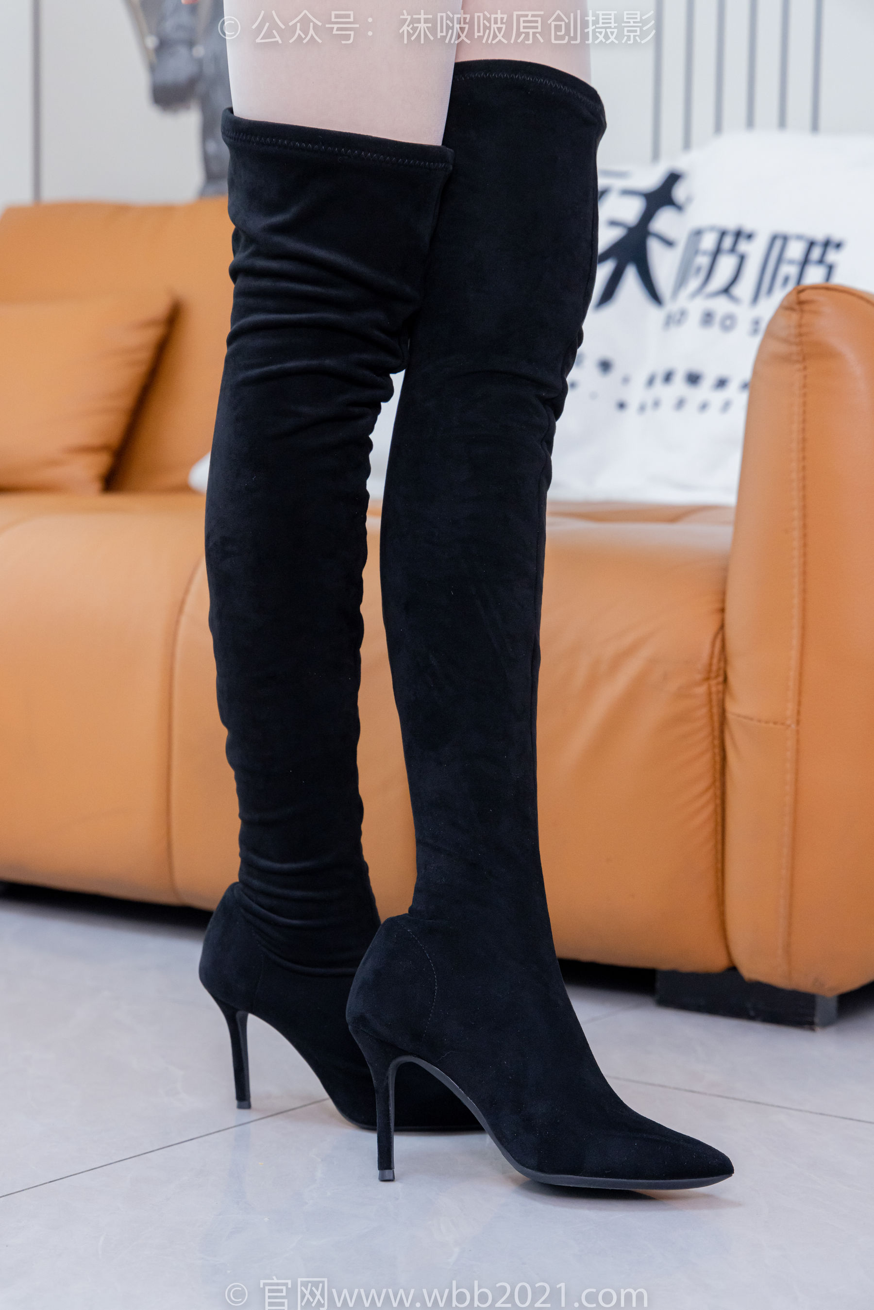 BoBoSocks袜啵啵 No.528 小甜豆 - 高跟长靴、薄白丝、薄黑丝、薄肉丝/(200P)