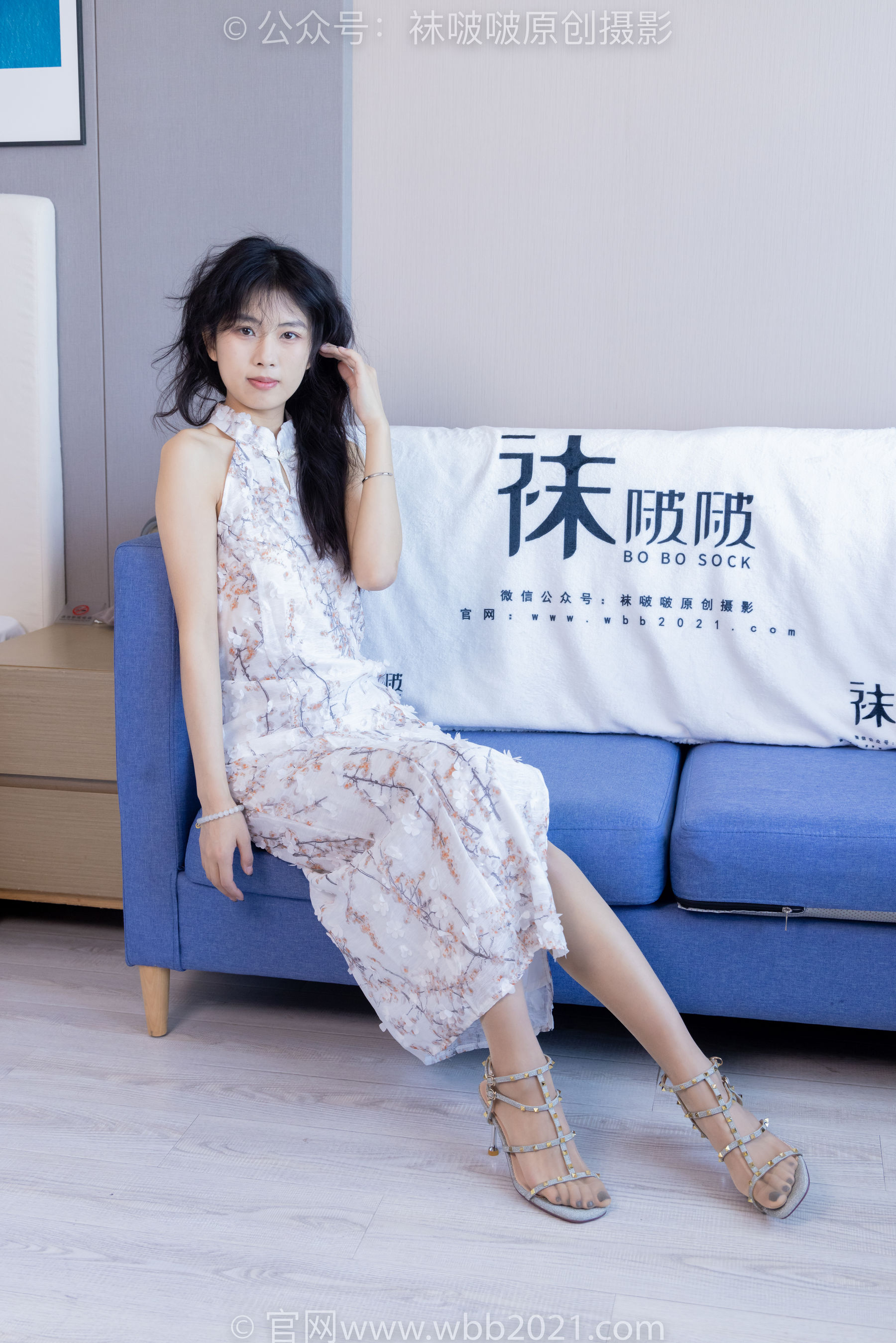 BoBoSocks袜啵啵 No.536 奶油 - 高跟鞋、薄肉丝、裸足淋酸奶剧情/(157P)