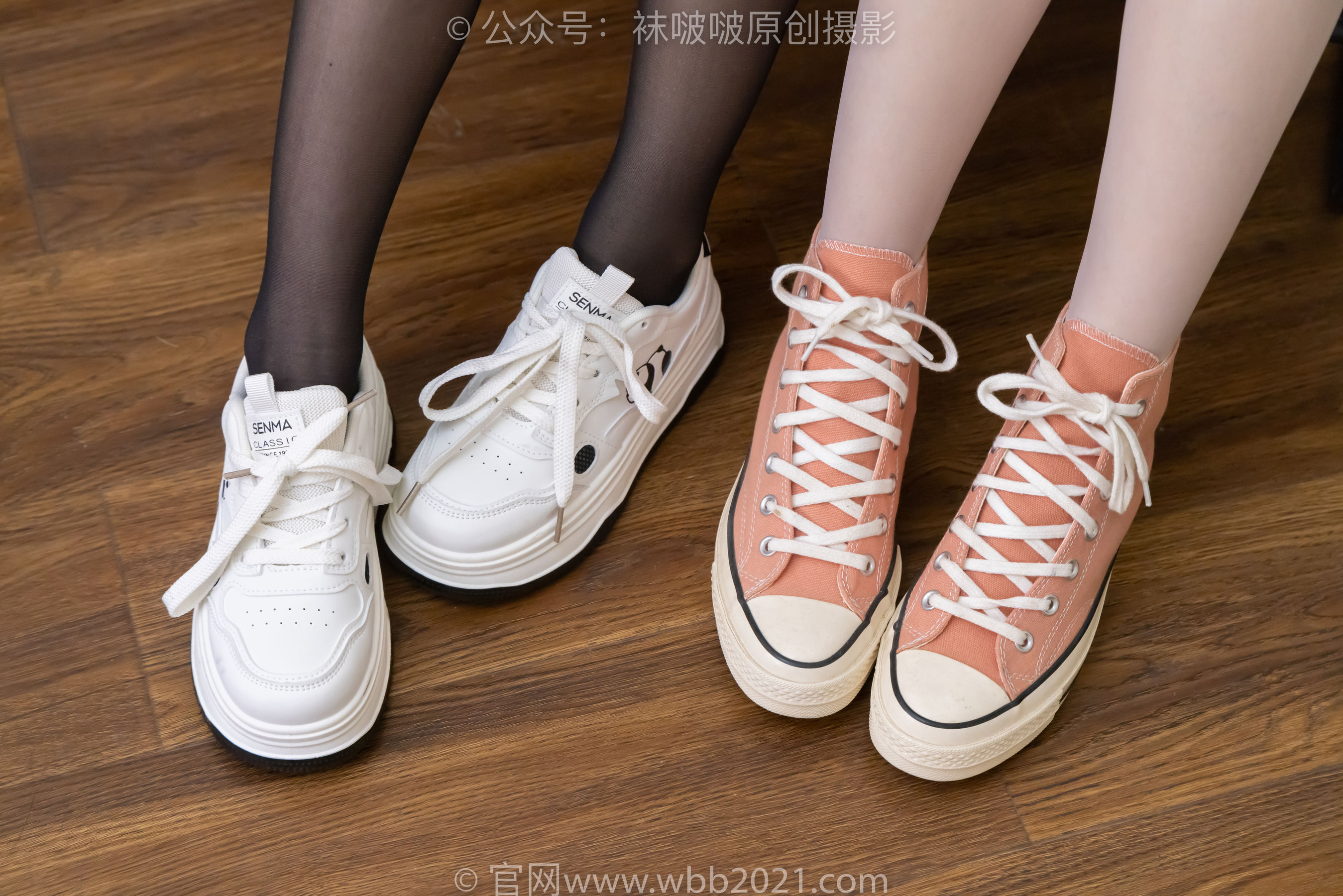 BoBoSocks袜啵啵 No.537 小甜豆&甜甜圈 - 板鞋、帆布鞋、白棉袜、薄肉丝、薄黑丝、裸足/(167P)