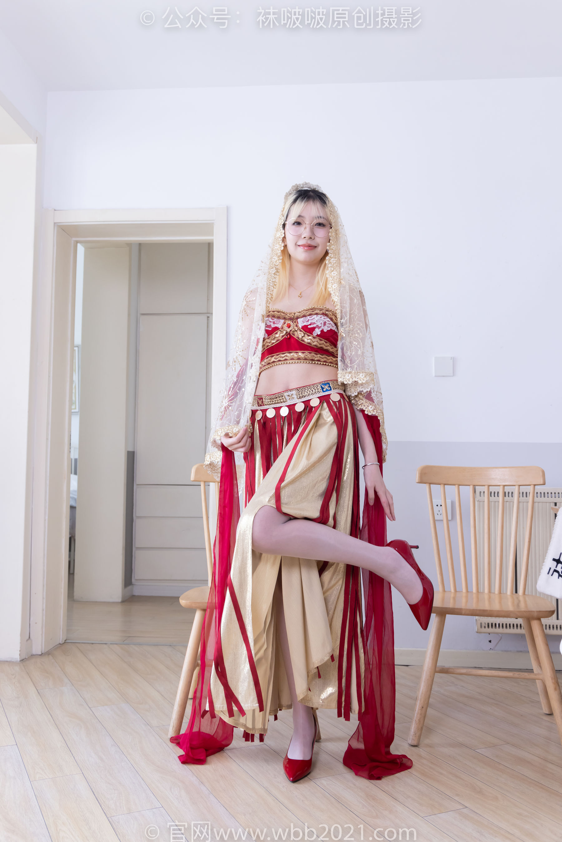 BoBoSocks袜啵啵 No.540 小甜豆 - 高跟鞋、油亮薄白丝/(145P)