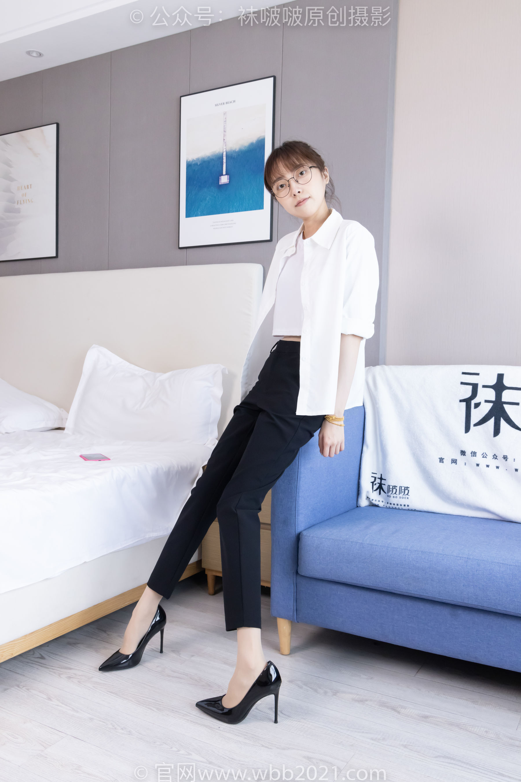 BoBoSocks袜啵啵 No.535 稚予 - 高跟鞋、皮鞋、黑棉袜、薄肉丝、裤里丝/(160P)