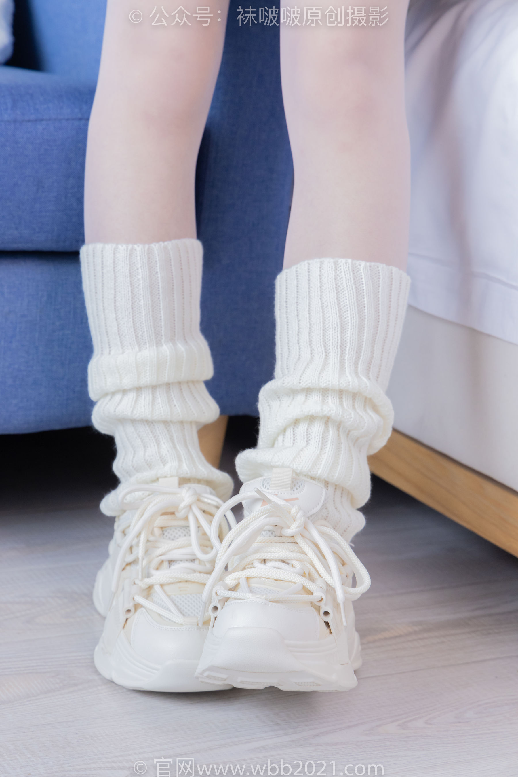 BoBoSocks袜啵啵 No.548 糯米 - 运动鞋、堆堆袜套、薄白丝、jk制服/(145P)