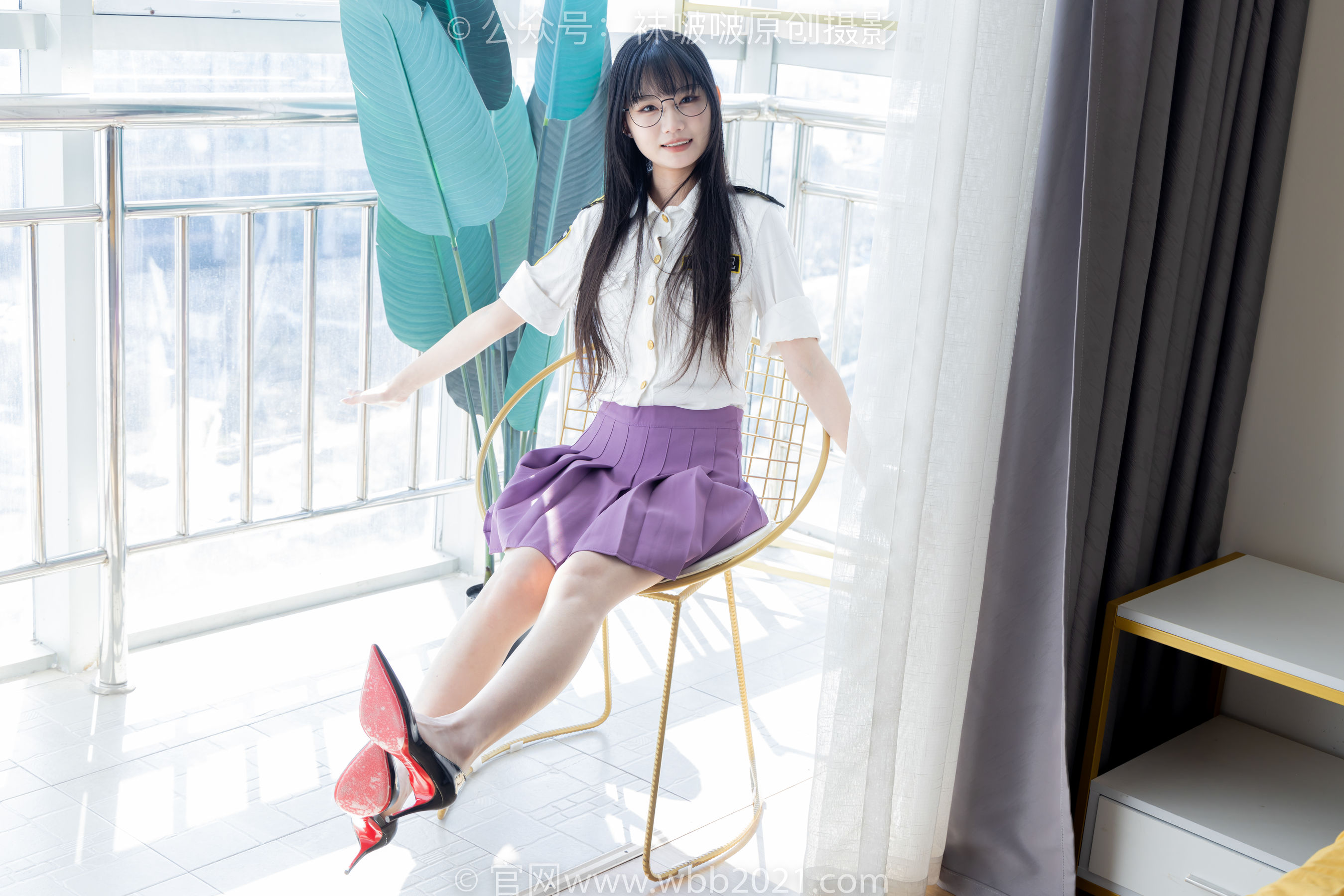 BoBoSocks袜啵啵 No.538 甜甜圈 - 高跟鞋、水晶袜、裸足/(150P)