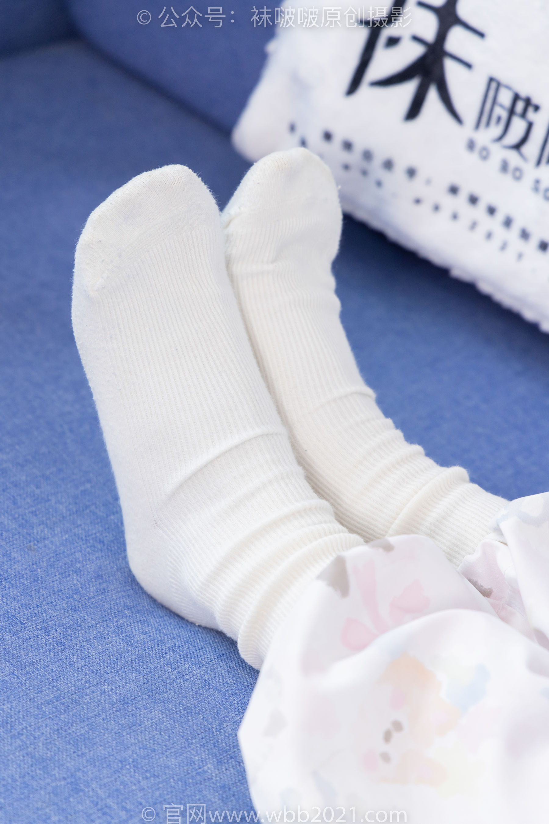 BoBoSocks袜啵啵 No.550 甜甜圈 - 板鞋自然穿脏白棉袜/(148P)