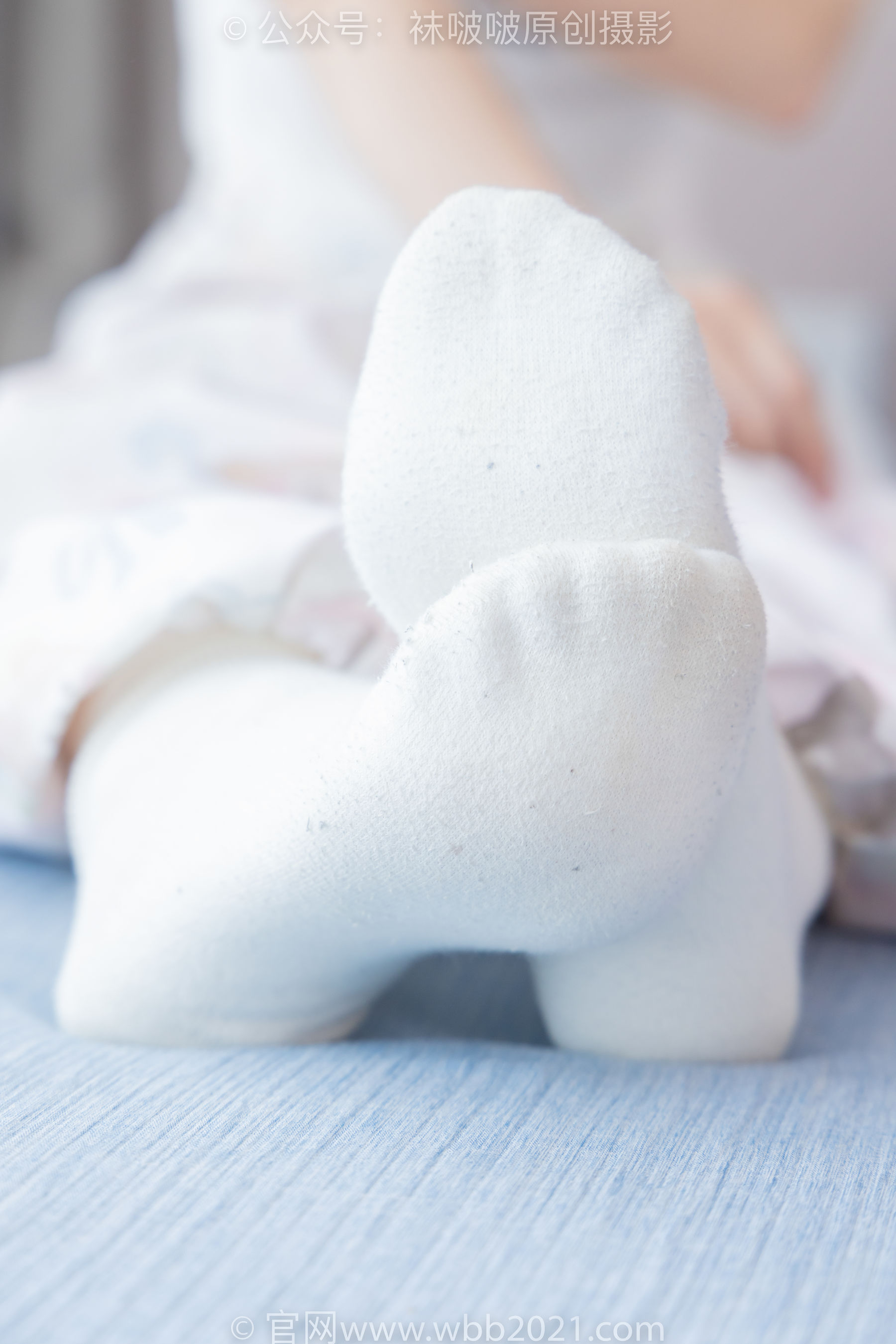 BoBoSocks袜啵啵 No.550 甜甜圈 - 板鞋自然穿脏白棉袜/(148P)