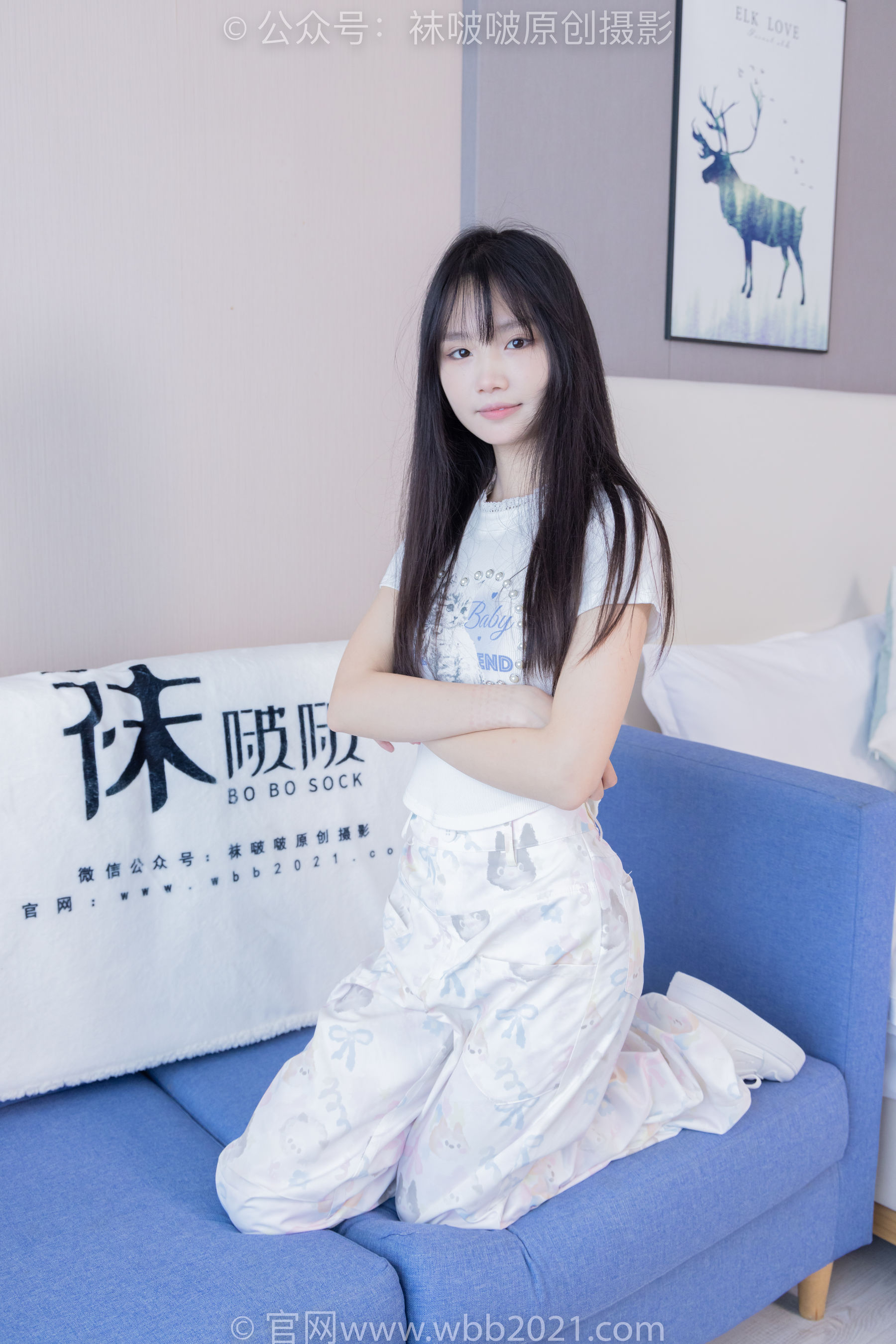 BoBoSocks袜啵啵 No.550 甜甜圈 - 板鞋自然穿脏白棉袜/(148P)