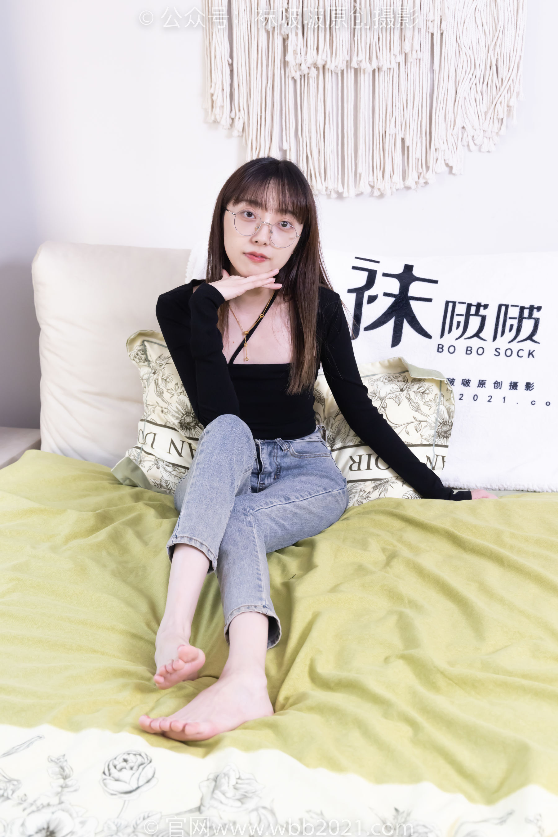 BoBoSocks袜啵啵 No.547 稚予 - 高跟鞋、薄灰丝、裸足、裤里丝/(145P)
