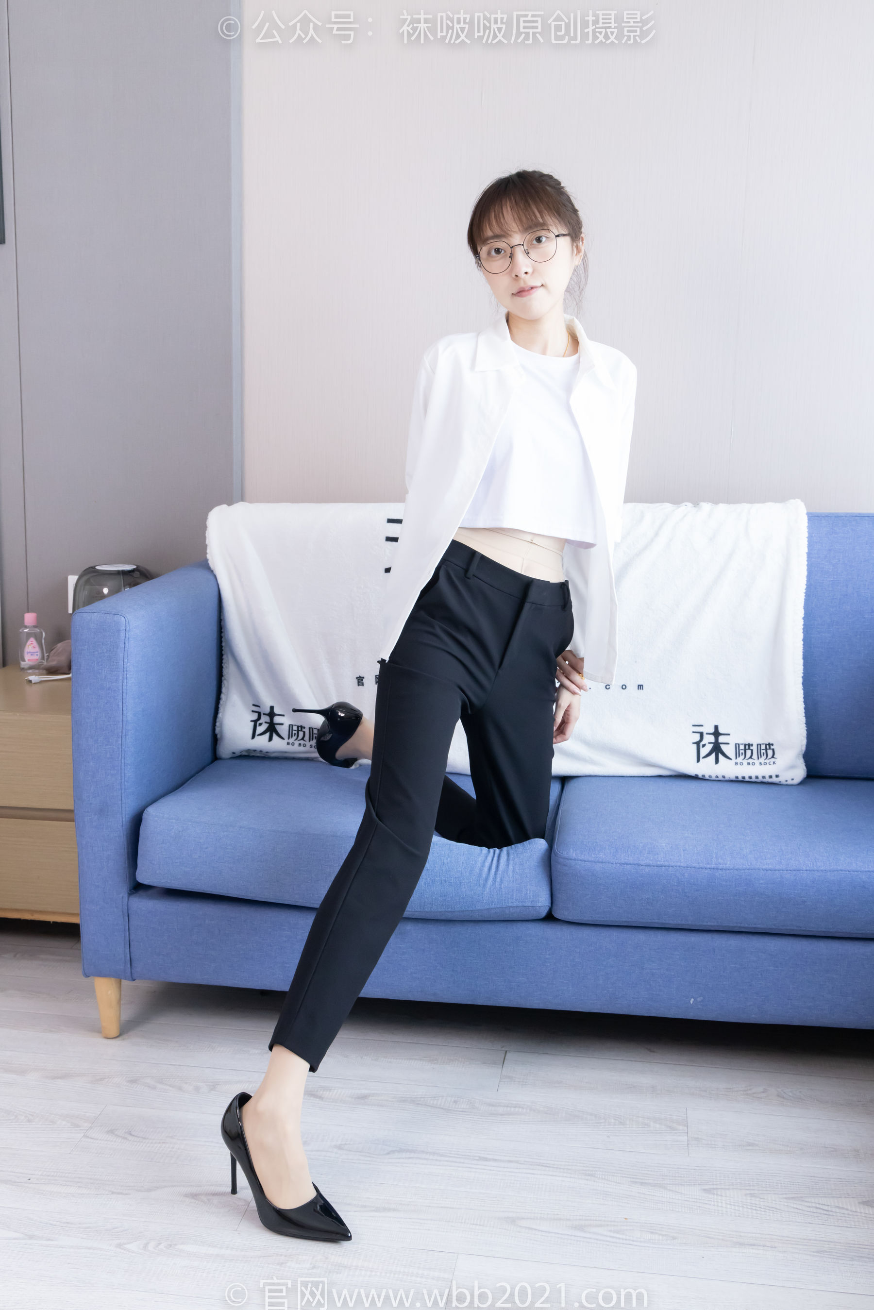 BoBoSocks袜啵啵 No.535 稚予 - 高跟鞋、皮鞋、黑棉袜、薄肉丝、裤里丝/(160P)