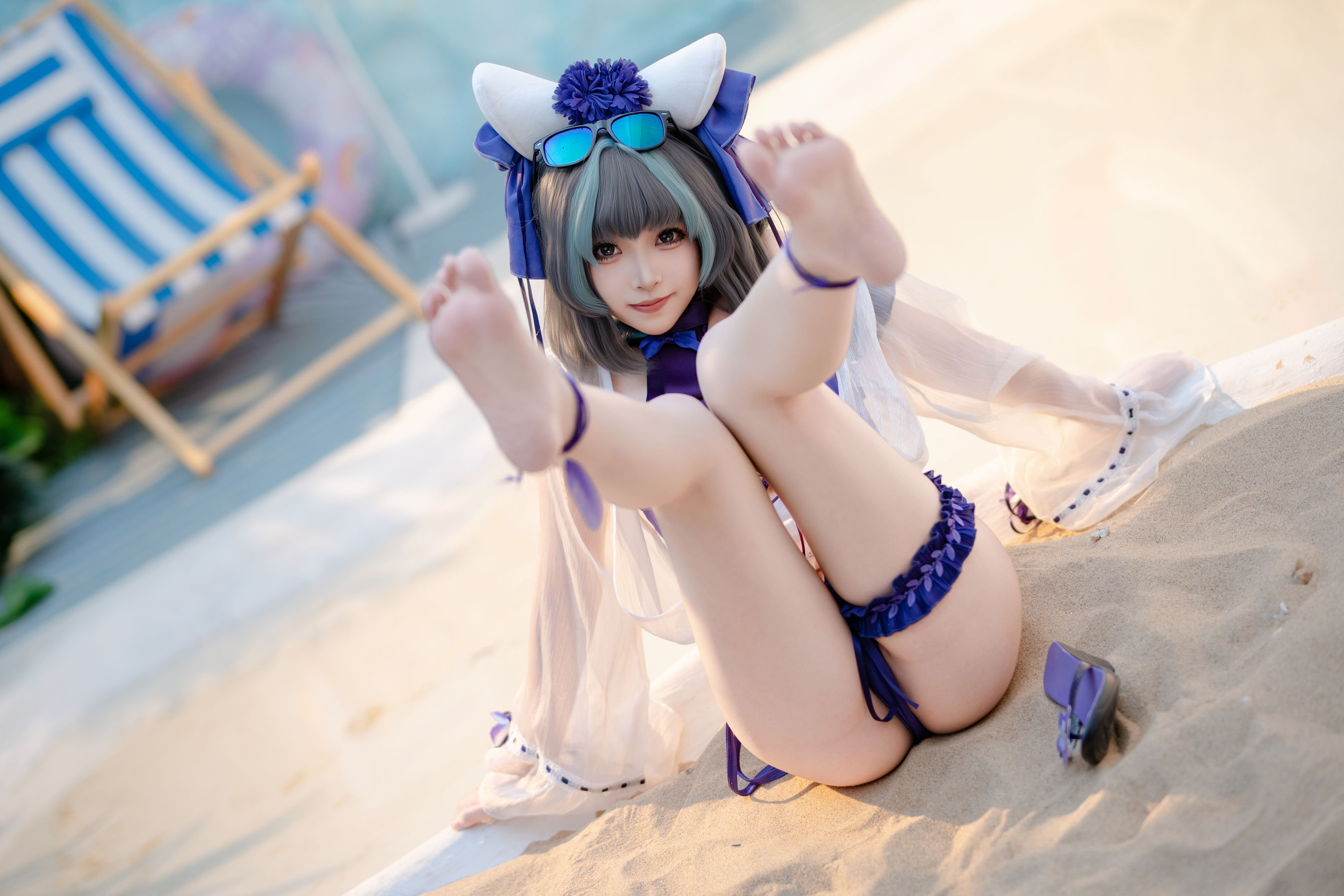 Bangni邦尼 - 泳装柴郡/(86P)