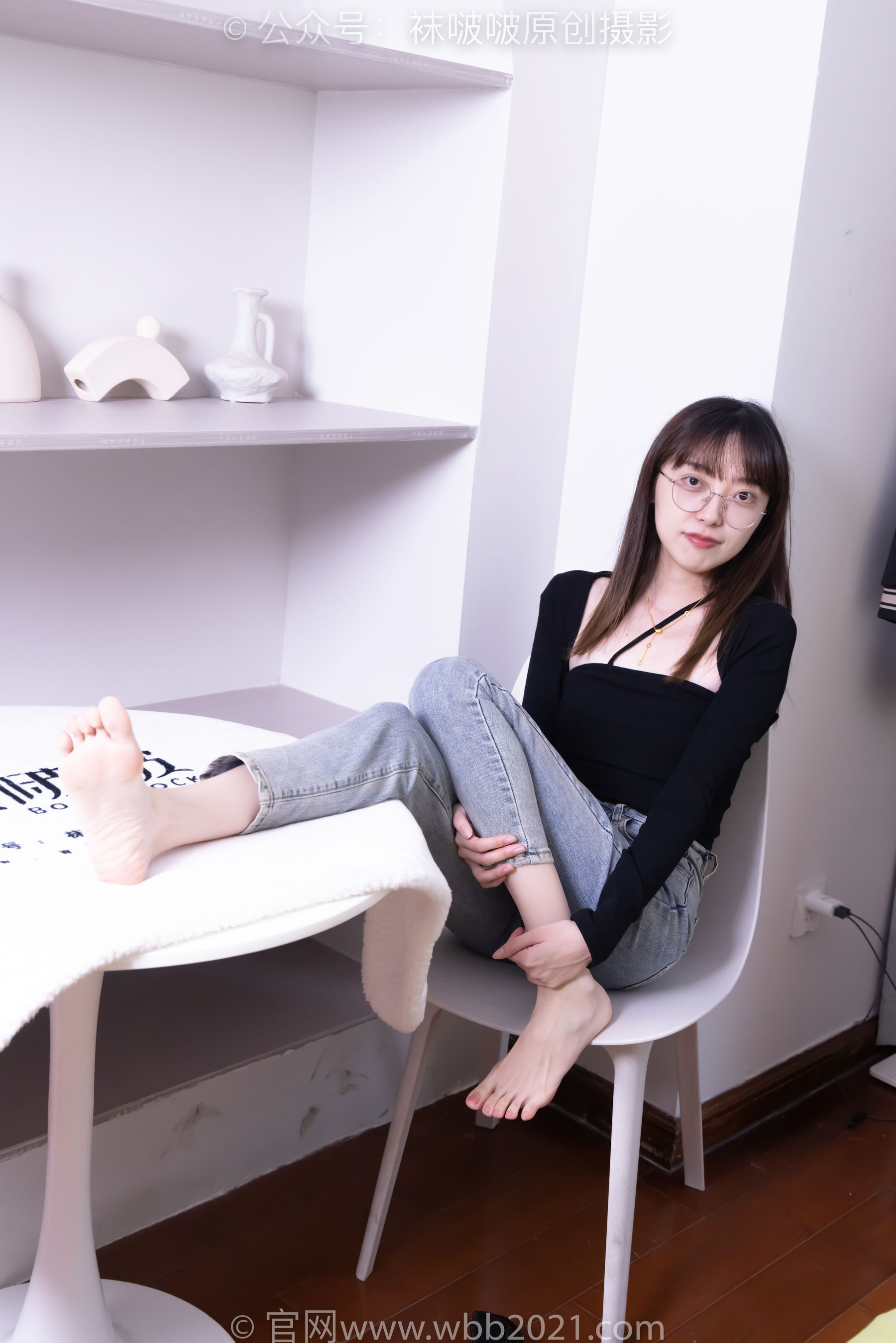 BoBoSocks袜啵啵 No.547 稚予 - 高跟鞋、薄灰丝、裸足、裤里丝/(145P)