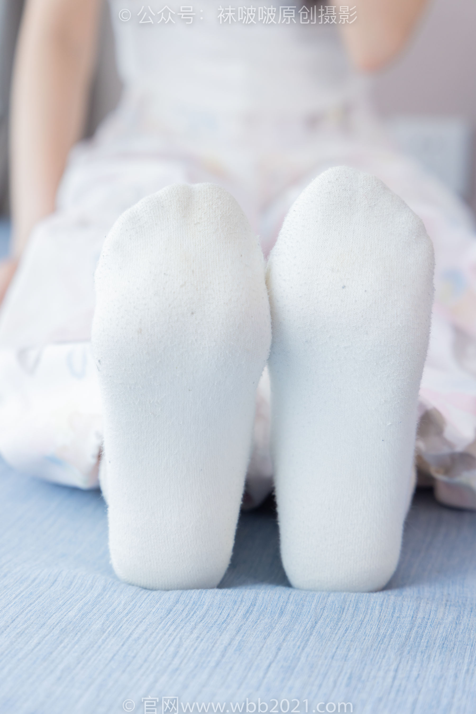 BoBoSocks袜啵啵 No.550 甜甜圈 - 板鞋自然穿脏白棉袜/(148P)