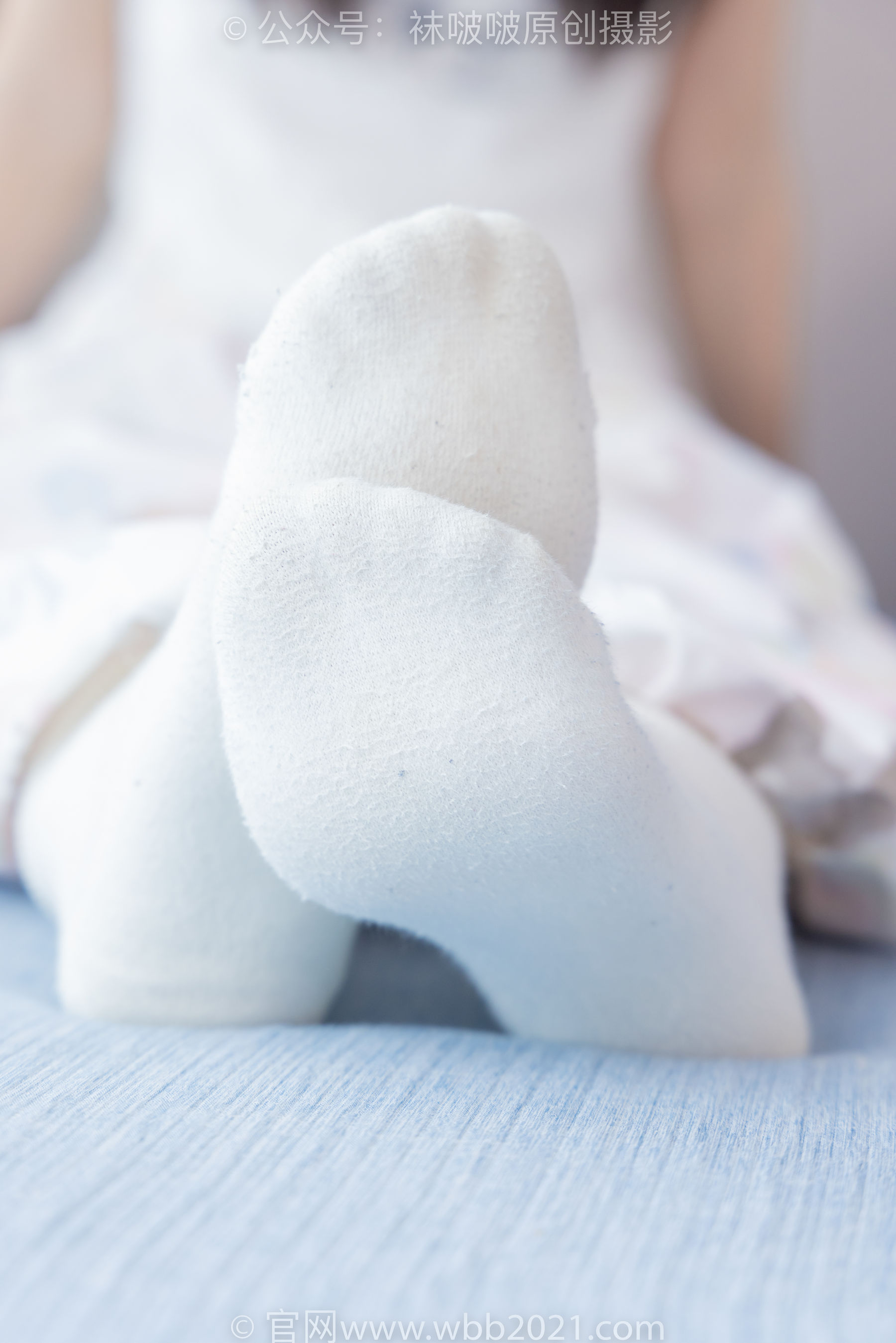 BoBoSocks袜啵啵 No.550 甜甜圈 - 板鞋自然穿脏白棉袜/(148P)