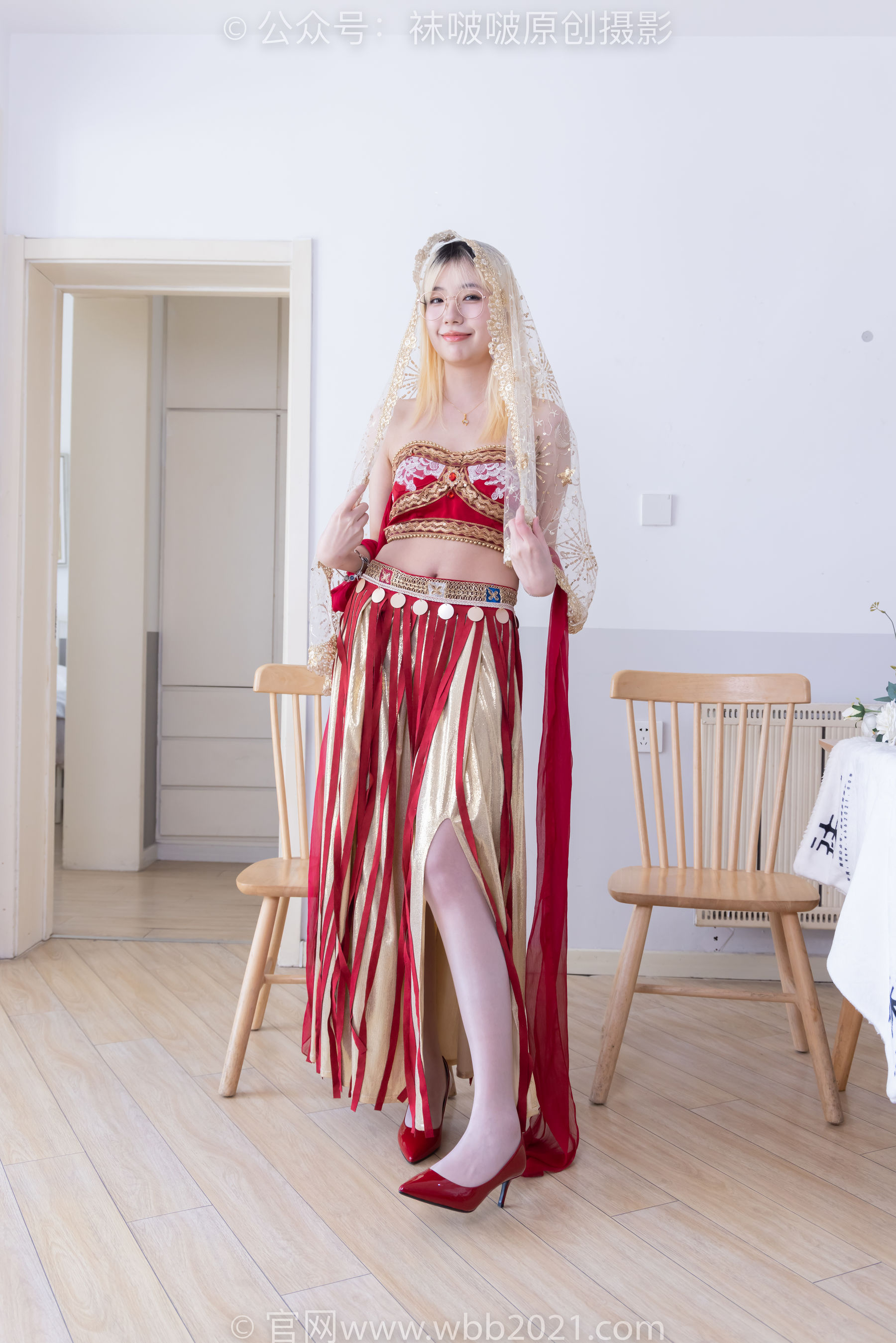 BoBoSocks袜啵啵 No.540 小甜豆 - 高跟鞋、油亮薄白丝/(145P)