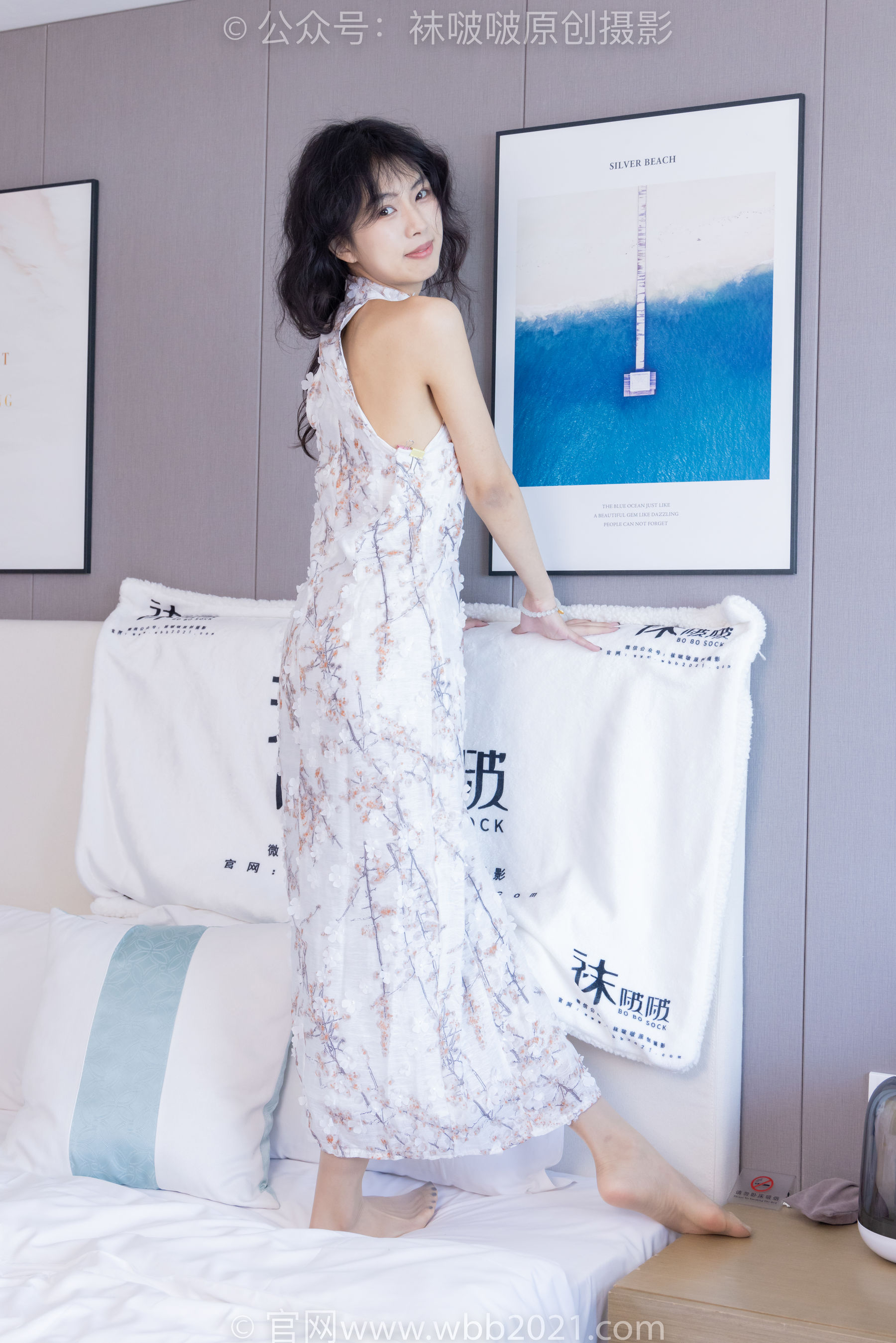 BoBoSocks袜啵啵 No.536 奶油 - 高跟鞋、薄肉丝、裸足淋酸奶剧情/(157P)