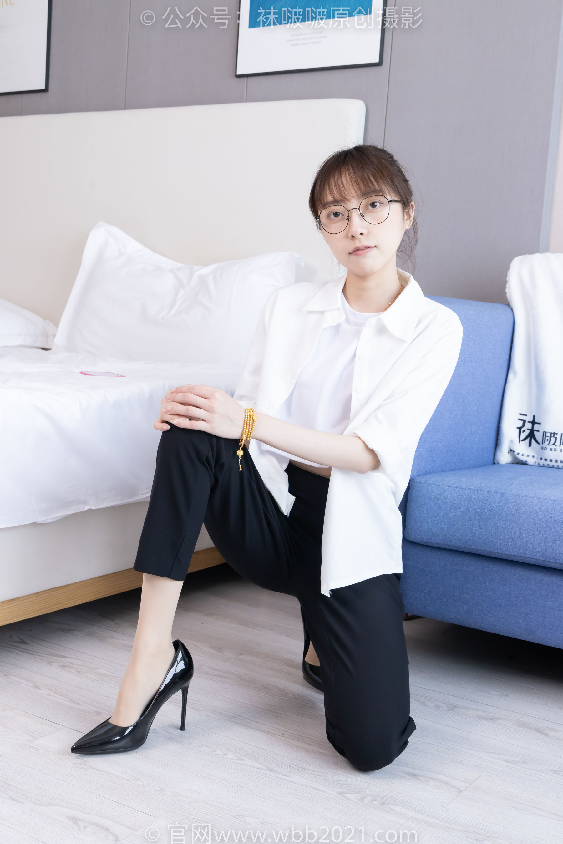 BoBoSocks袜啵啵 No.535 稚予 - 高跟鞋、皮鞋、黑棉袜、薄肉丝、裤里丝/(160P)