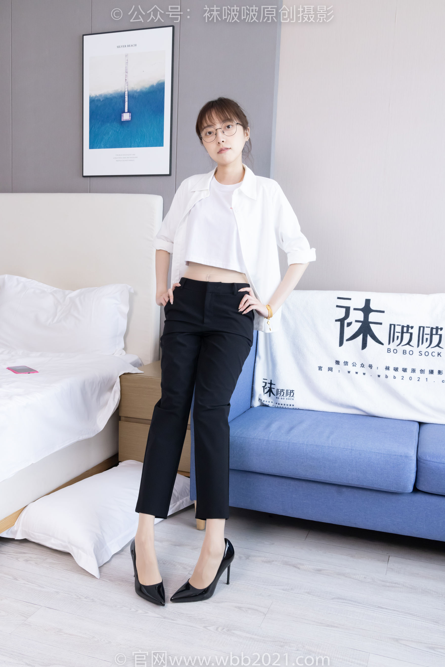 BoBoSocks袜啵啵 No.535 稚予 - 高跟鞋、皮鞋、黑棉袜、薄肉丝、裤里丝/(160P)