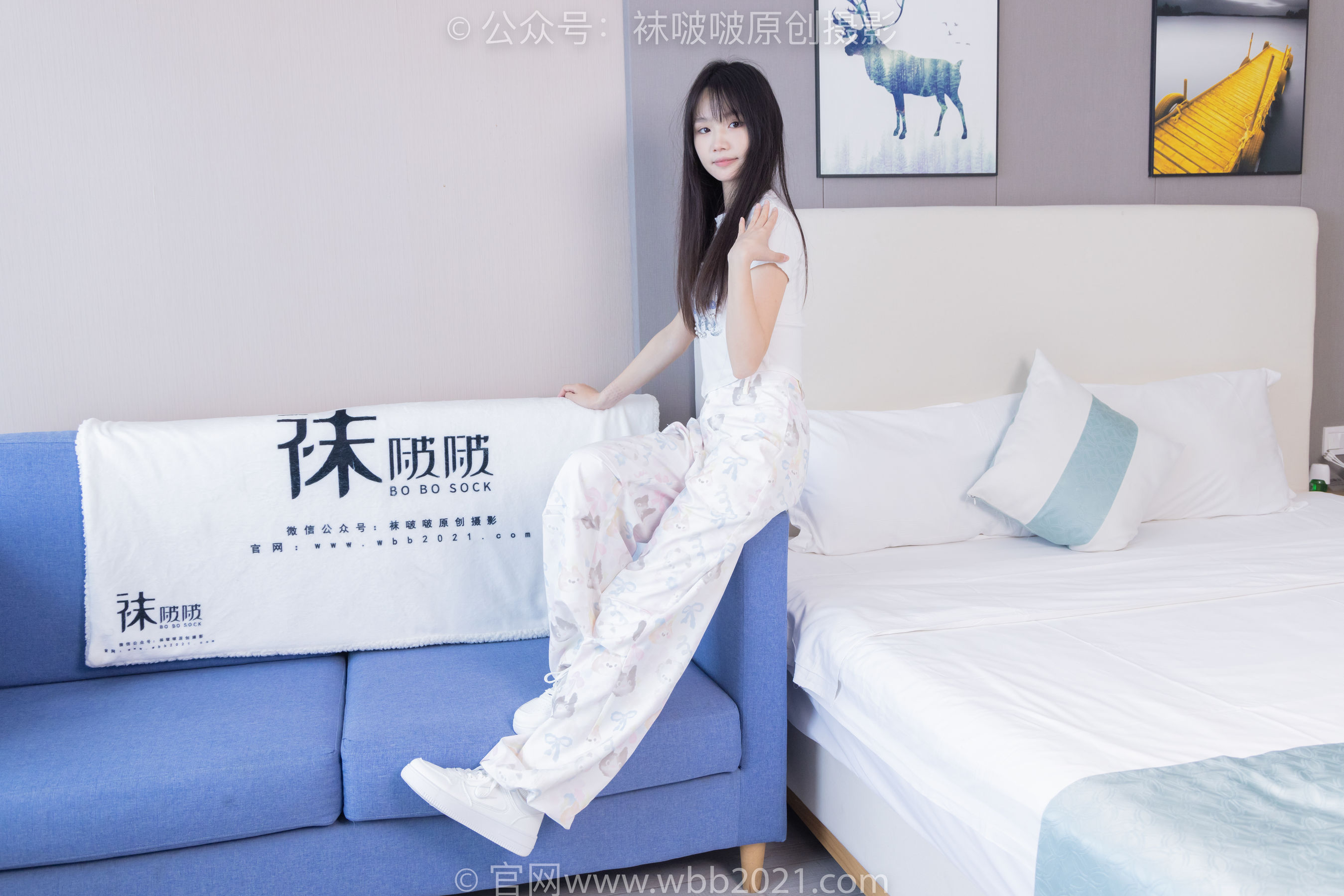 BoBoSocks袜啵啵 No.550 甜甜圈 - 板鞋自然穿脏白棉袜/(148P)