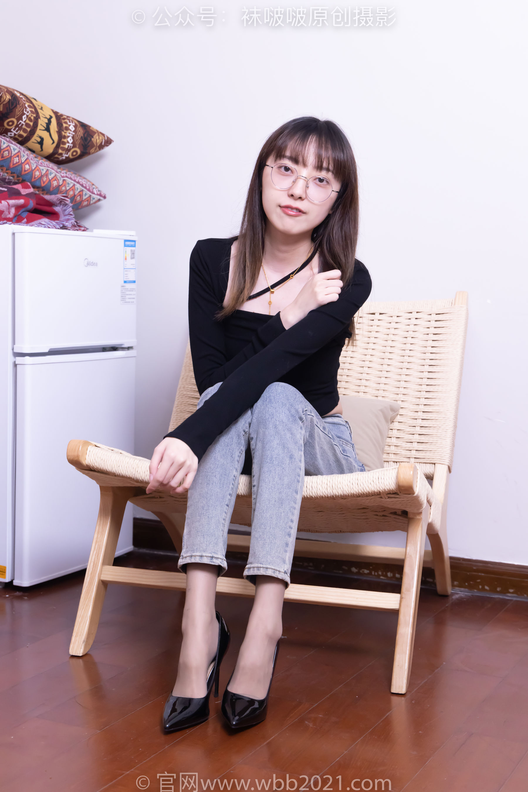 BoBoSocks袜啵啵 No.547 稚予 - 高跟鞋、薄灰丝、裸足、裤里丝/(145P)