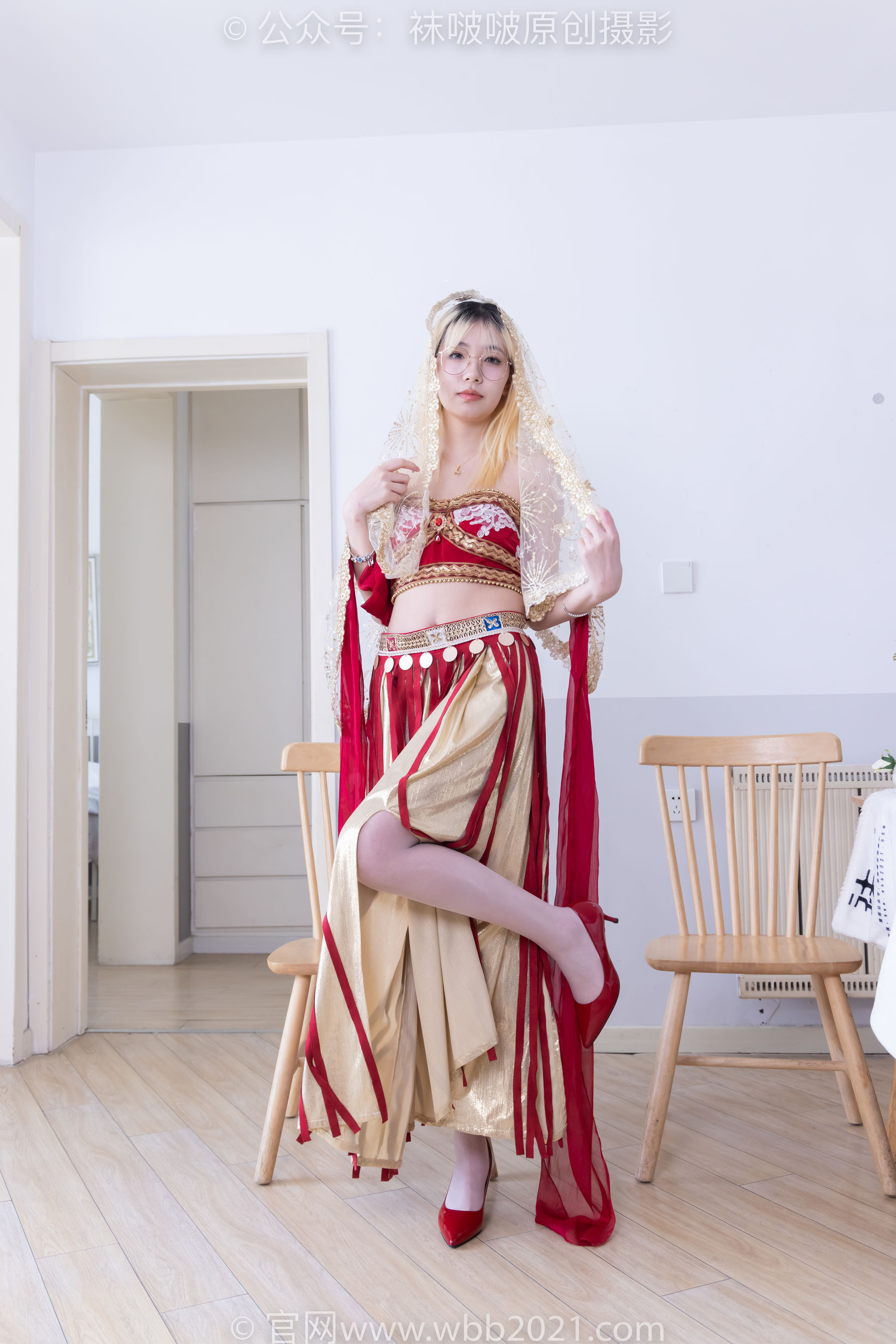 BoBoSocks袜啵啵 No.540 小甜豆 - 高跟鞋、油亮薄白丝/(145P)