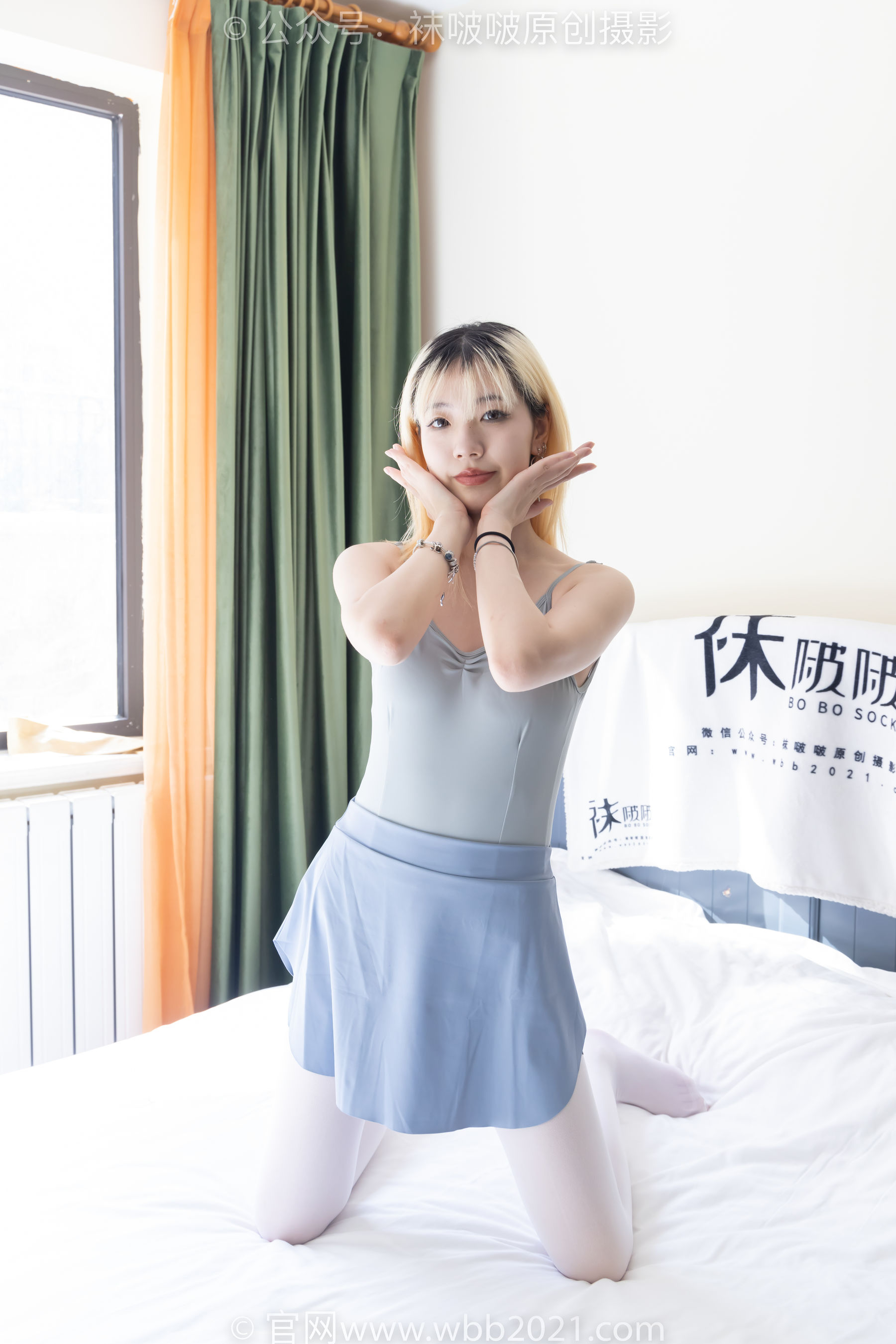 BoBoSocks袜啵啵 No.531 小甜豆 舞蹈鞋、厚白丝、舞蹈服/(145P)