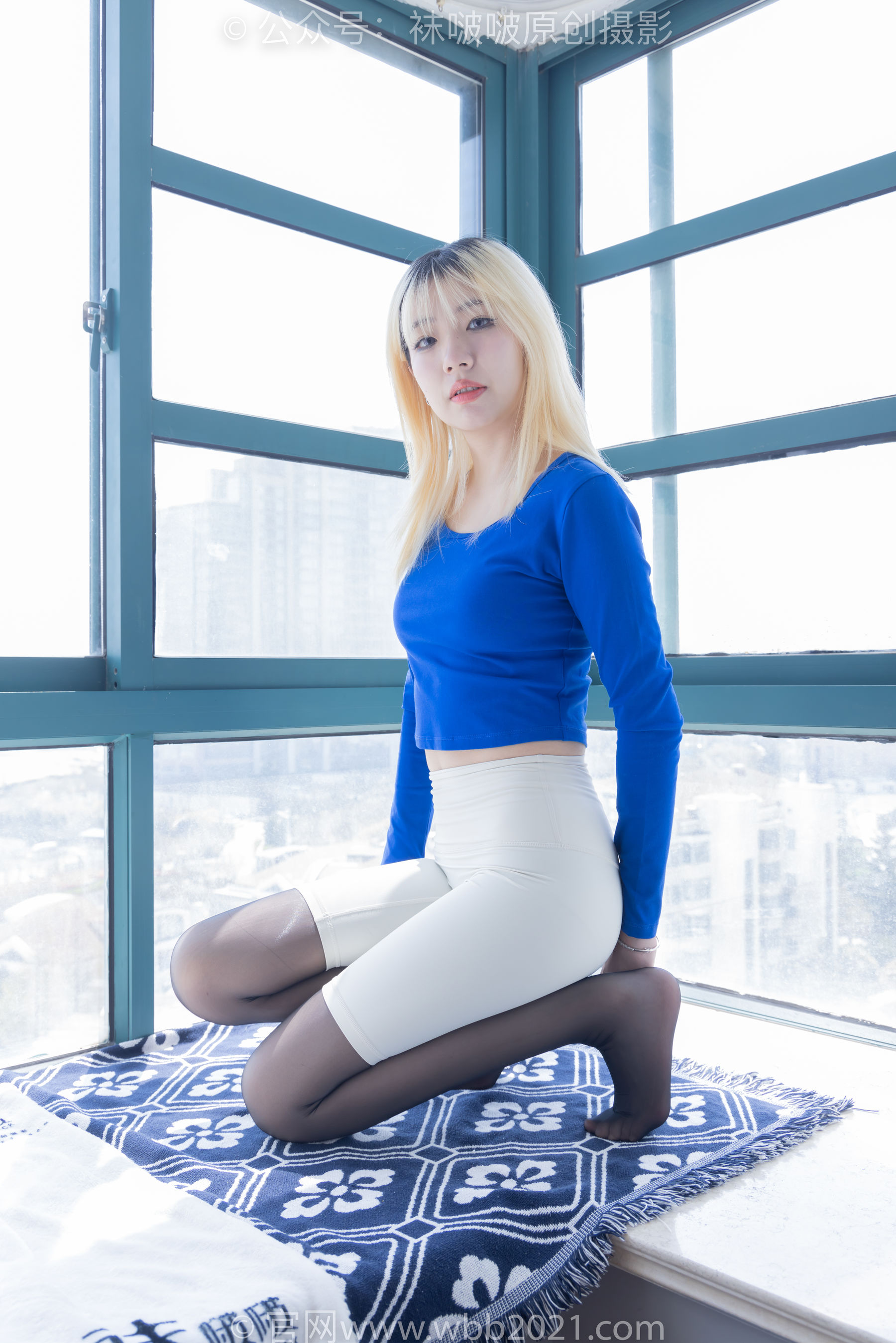 BoBoSocks袜啵啵 No.534 小甜豆 - 高跟长靴、油亮薄黑丝叠穿薄肉丝五指袜、瑜伽短裤裤里丝/(180P)