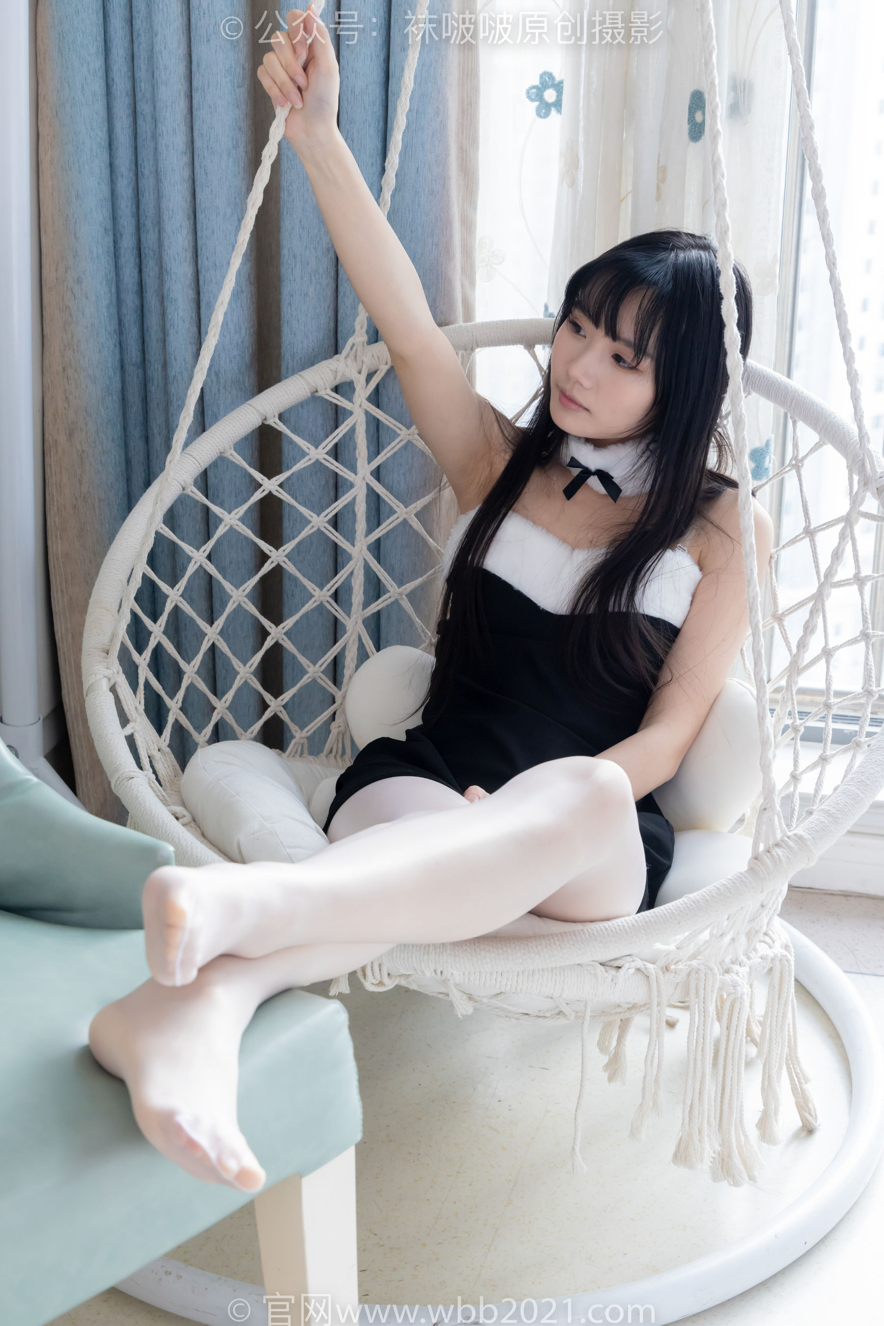 BoBoSocks袜啵啵 No.544 甜甜圈 - 高跟鞋、油亮薄白丝、裸足、踩小人和奶油泡芙剧情/(172P)