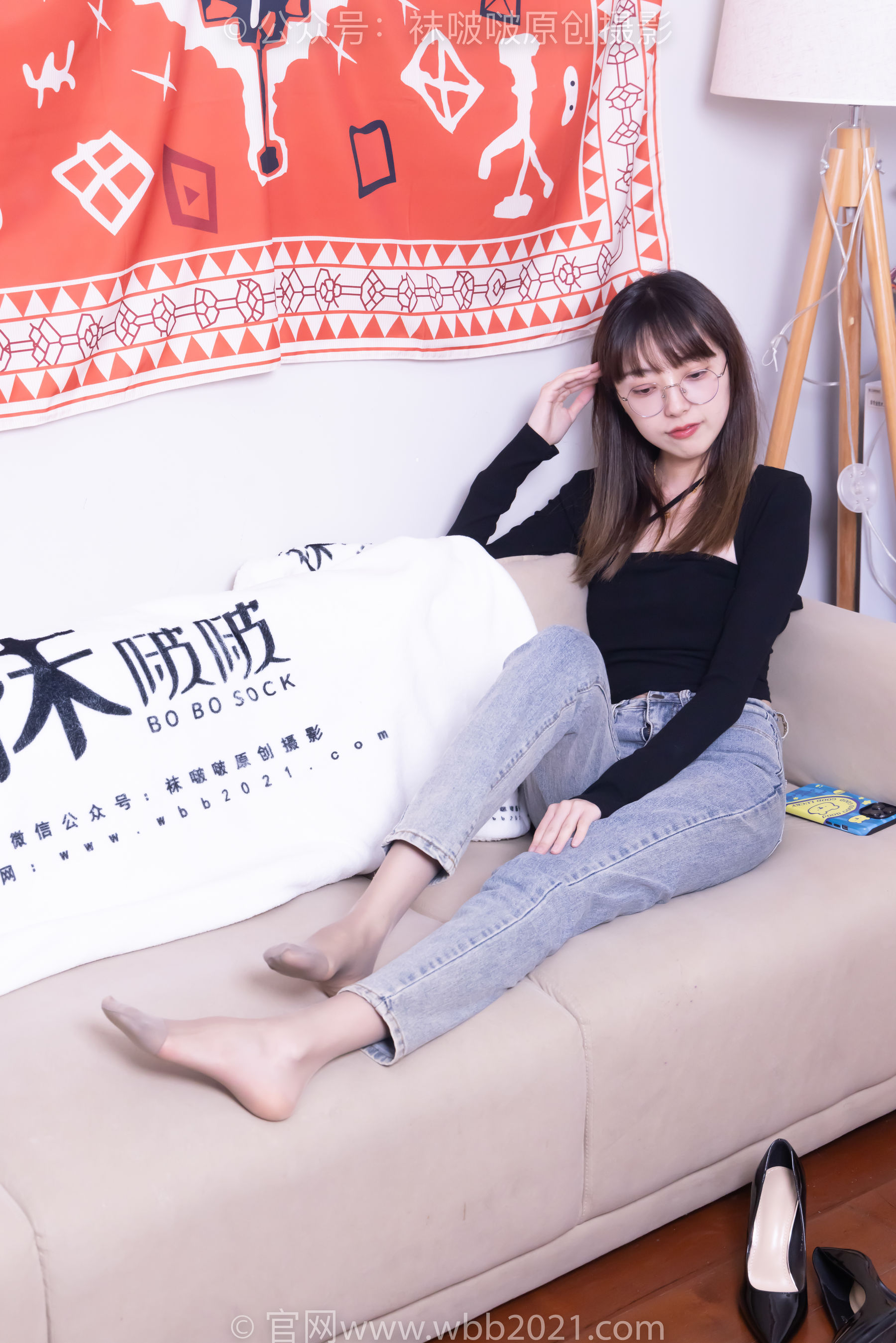 BoBoSocks袜啵啵 No.547 稚予 - 高跟鞋、薄灰丝、裸足、裤里丝/(145P)