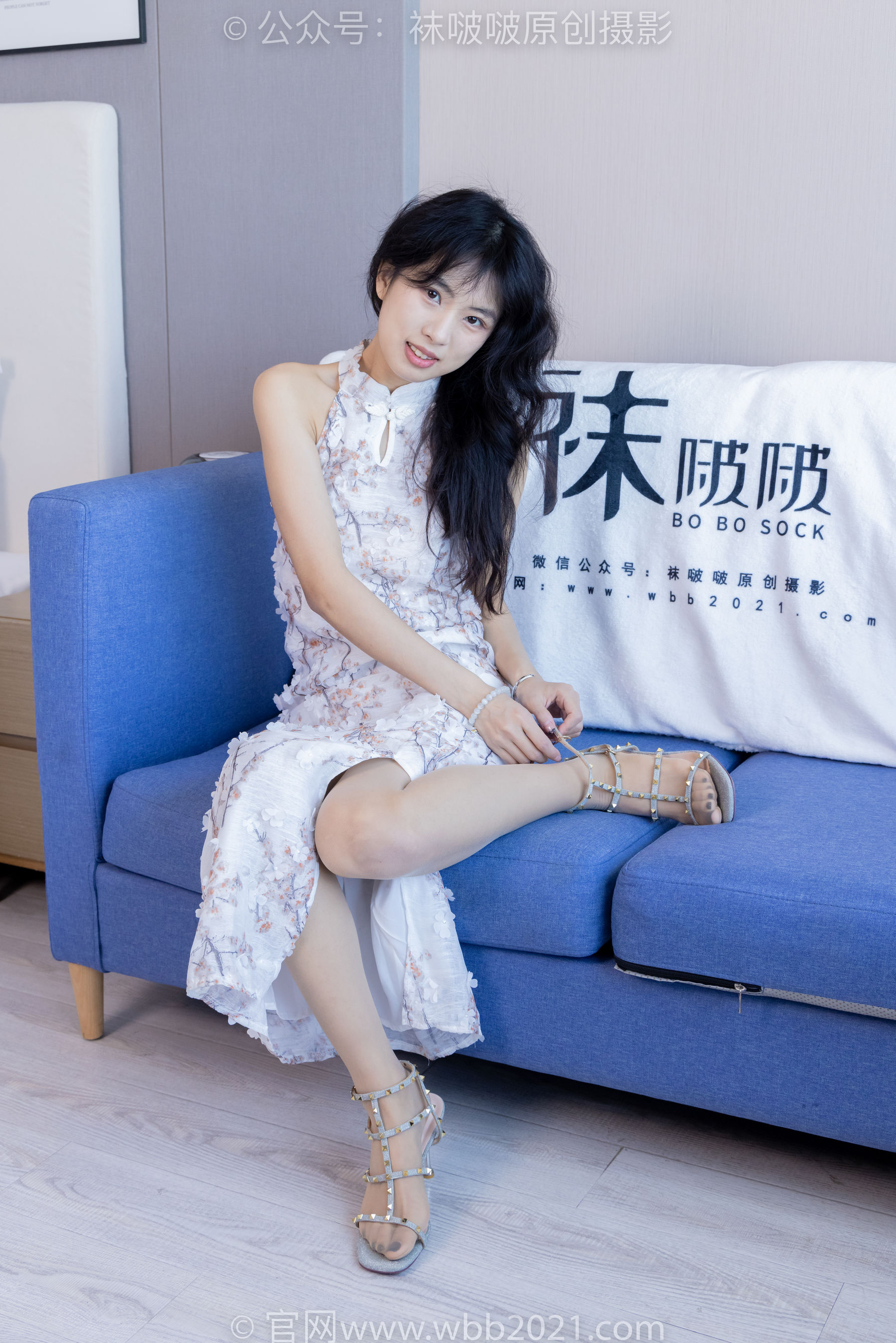 BoBoSocks袜啵啵 No.536 奶油 - 高跟鞋、薄肉丝、裸足淋酸奶剧情/(157P)